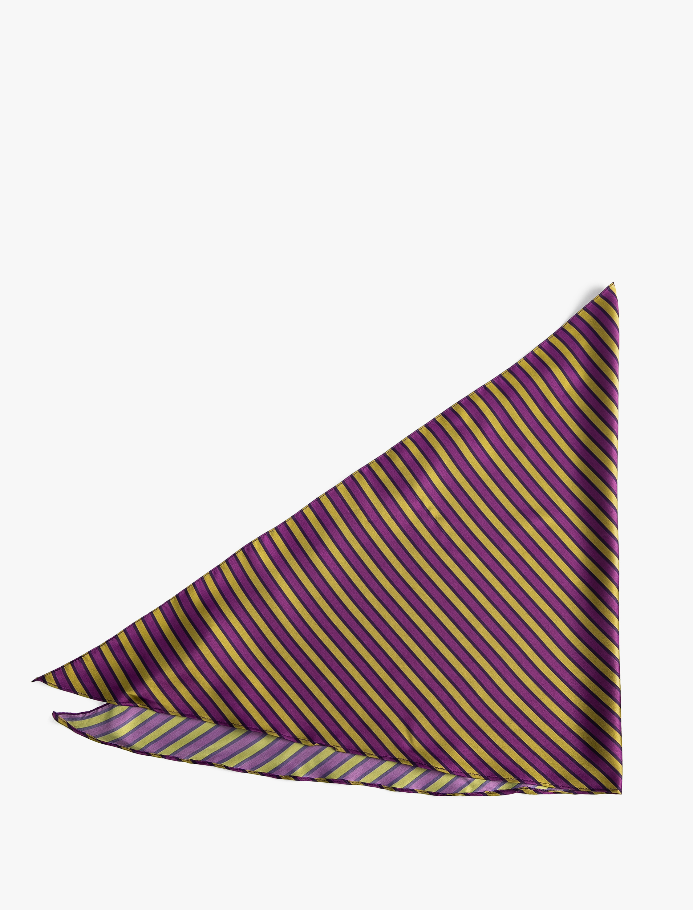  Kadın Çizgili Saten Fular - Melis Ağazat X Koton