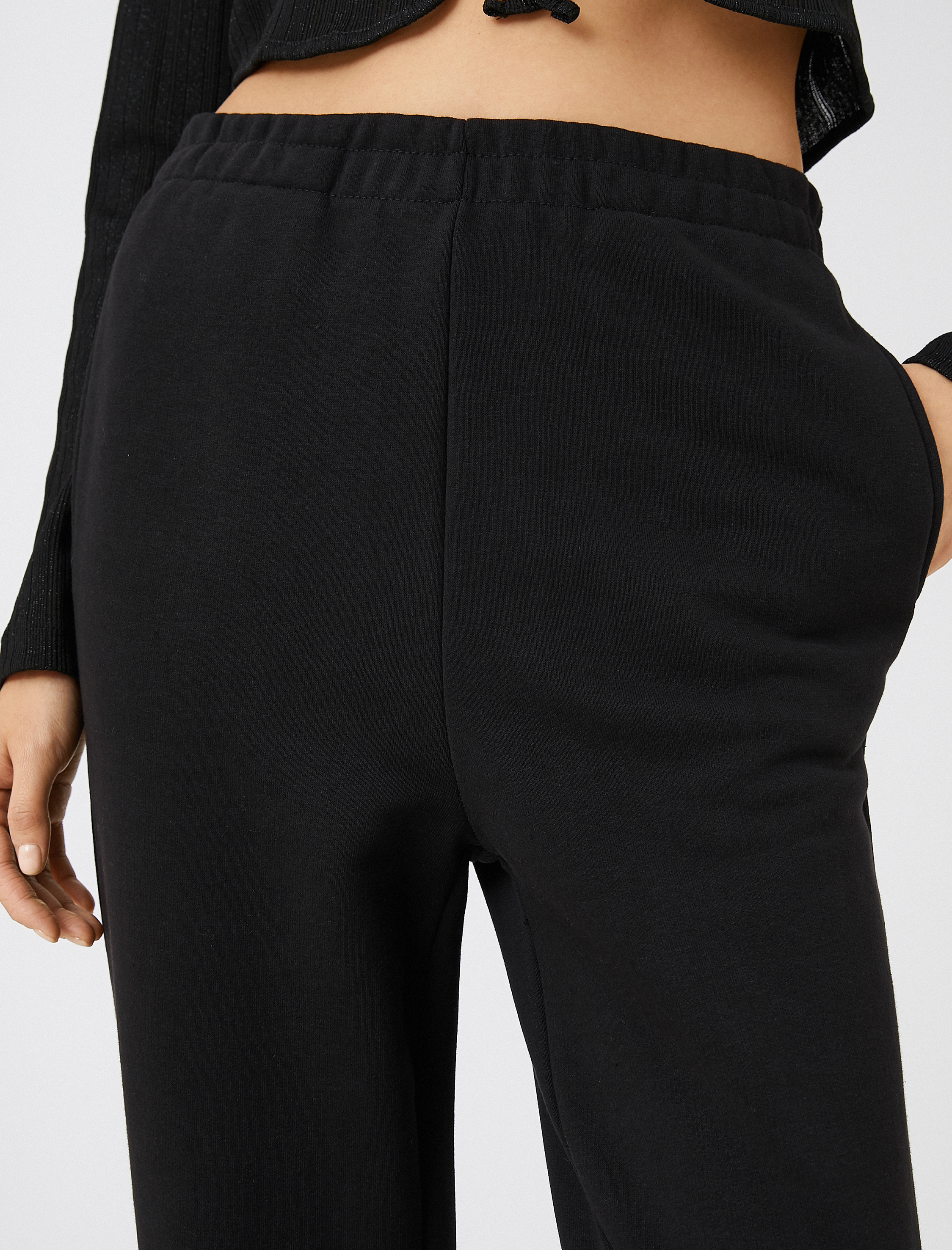   Jogger Eşofman Altı Beli Lastikli Pamuklu