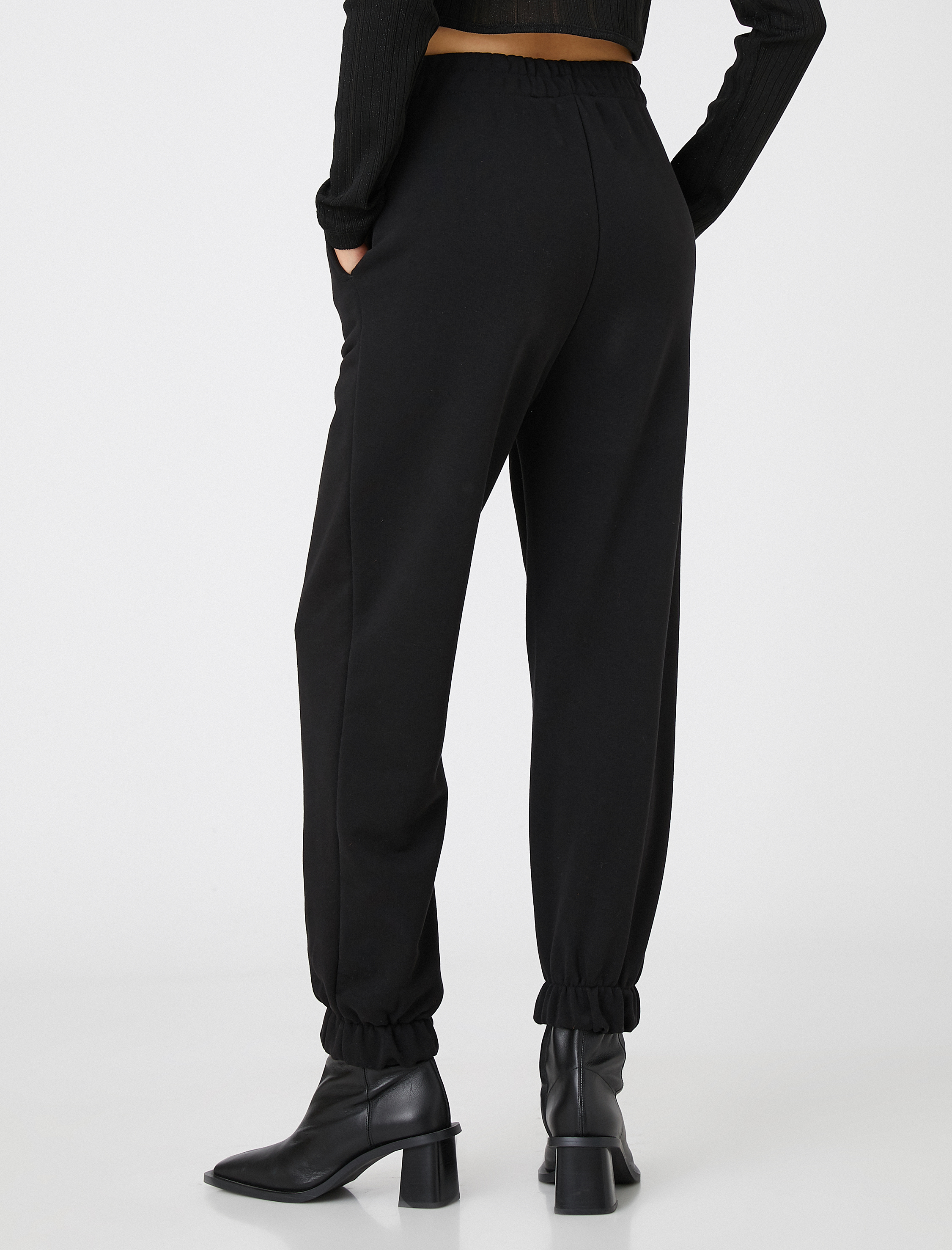   Jogger Eşofman Altı Beli Lastikli Pamuklu