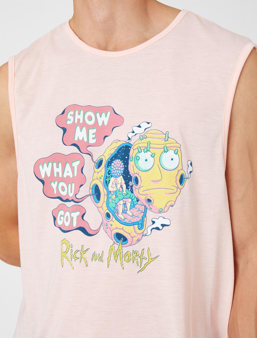   Rick and Morty Atlet Lisanslı Baskılı