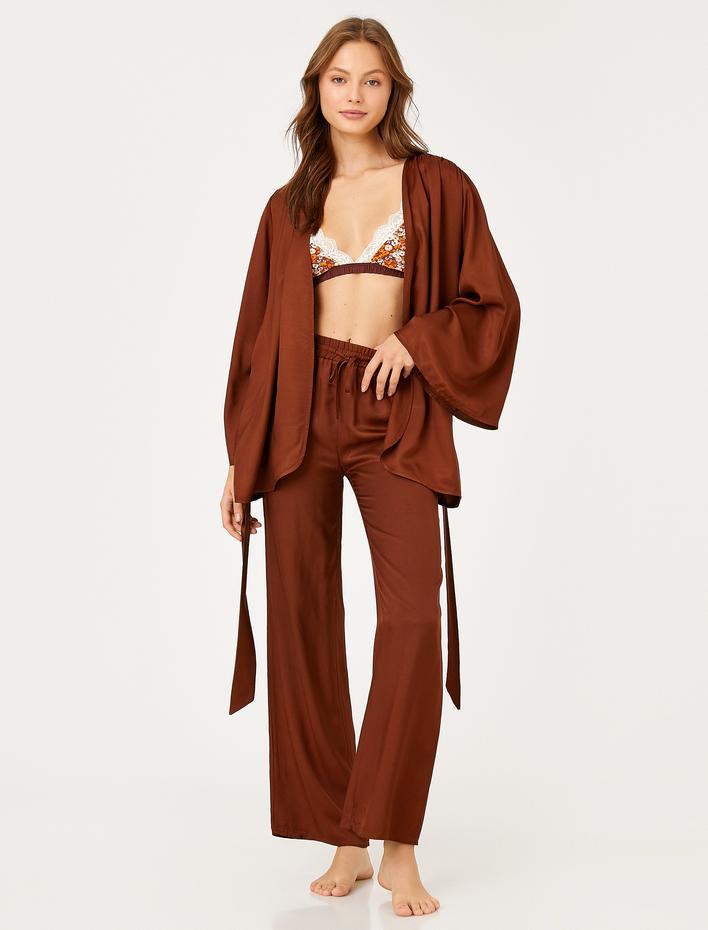  Kuşaklı Sabahlık İspanyol Kol