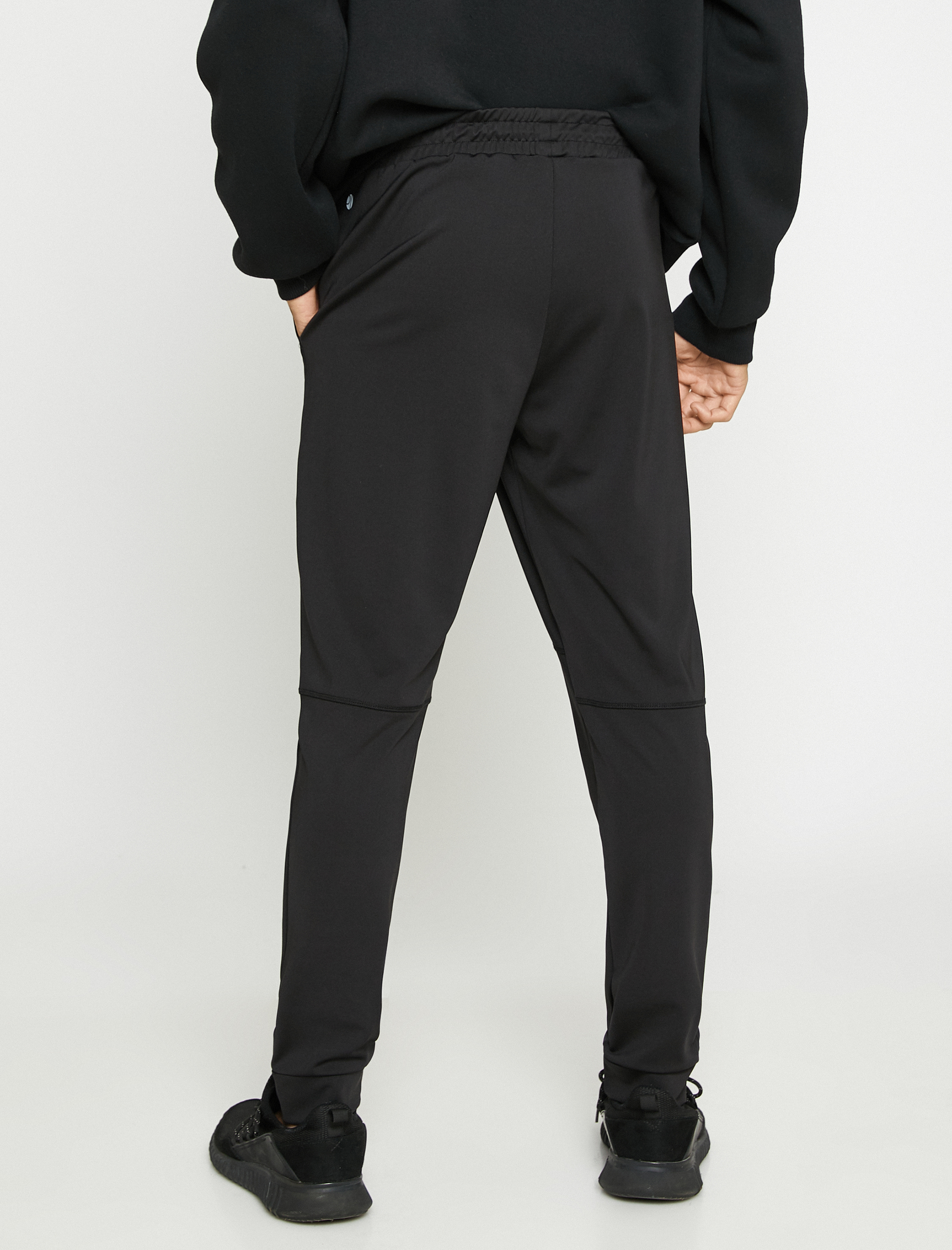   Basic Jogger Eşofman Altı Slogan Baskılı Dikiş Detaylı