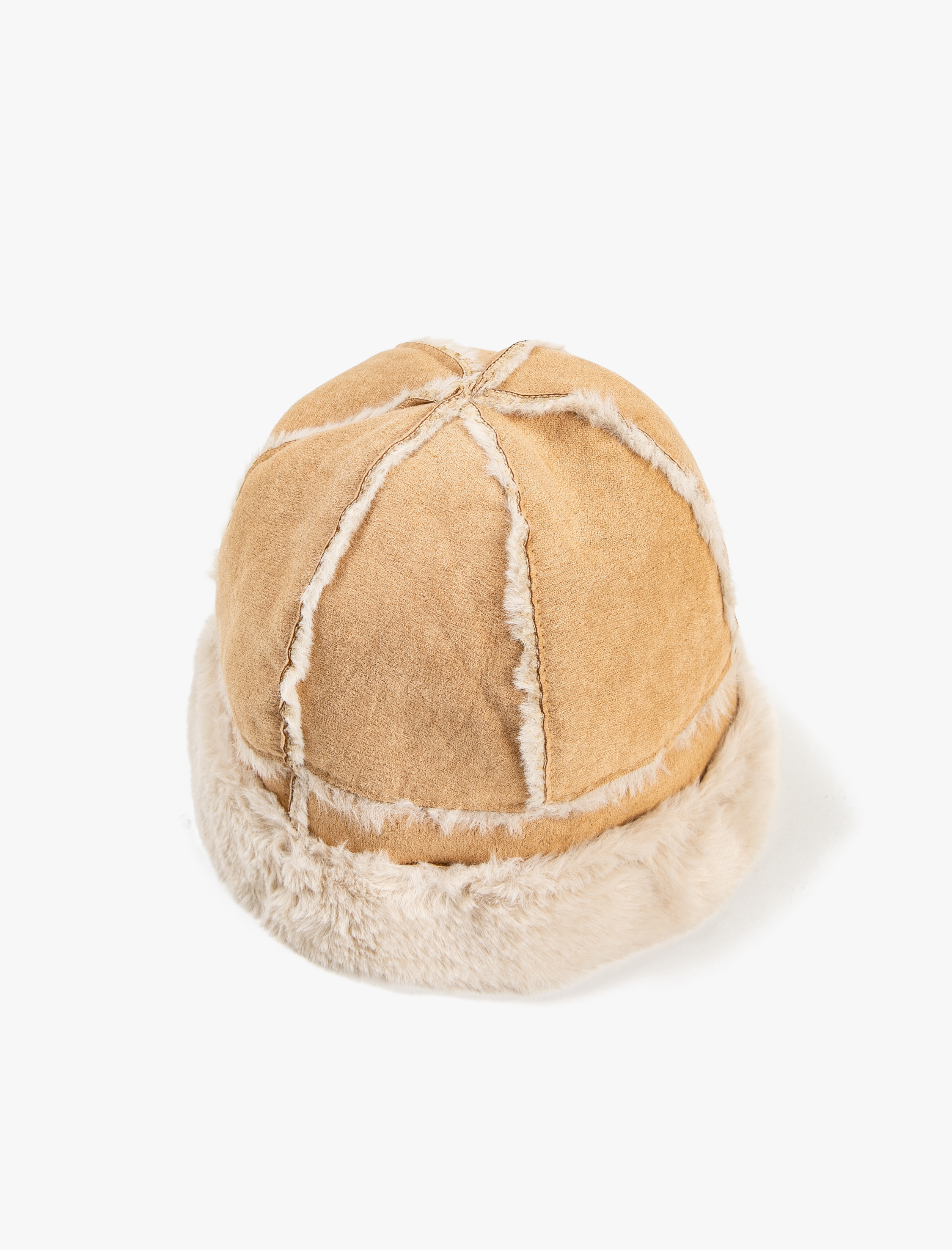  Kadın Suni Kürk Detaylı Şapka