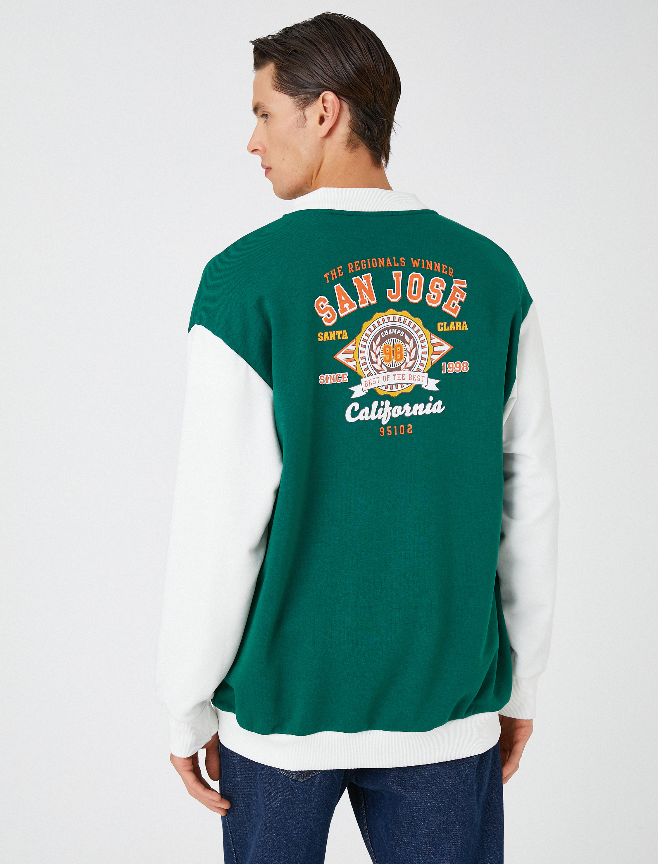   Kolej Ceket Bomber Yaka İşleme Detaylı Çıtçıt Düğmeli Cepli