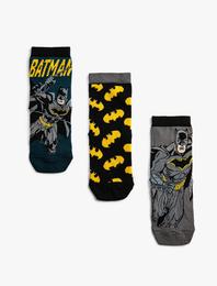 3'lü Batman Baskılı Çorap Seti Lisanslı