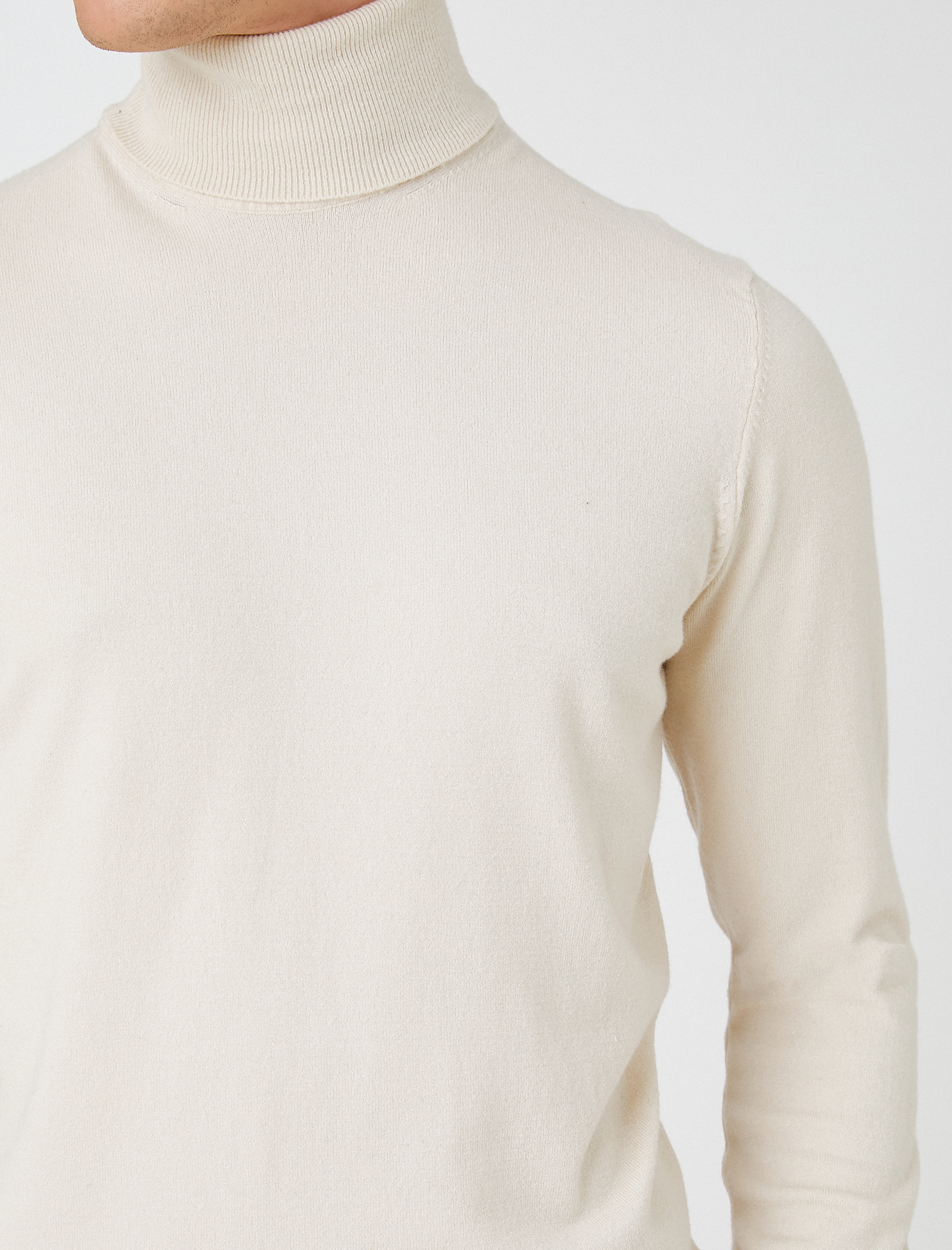   Basic Triko Kazak Balıkçı Yaka