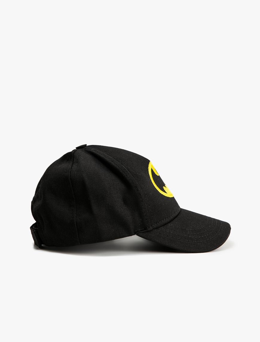  Erkek Çocuk Batman İşlemeli Cap Şapka Lisanslı Pamuklu
