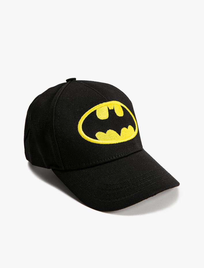 Erkek Çocuk Batman İşlemeli Cap Şapka Lisanslı Pamuklu