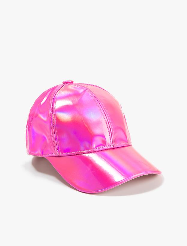  Kadın Cap Şapka Hologram Görünümlü