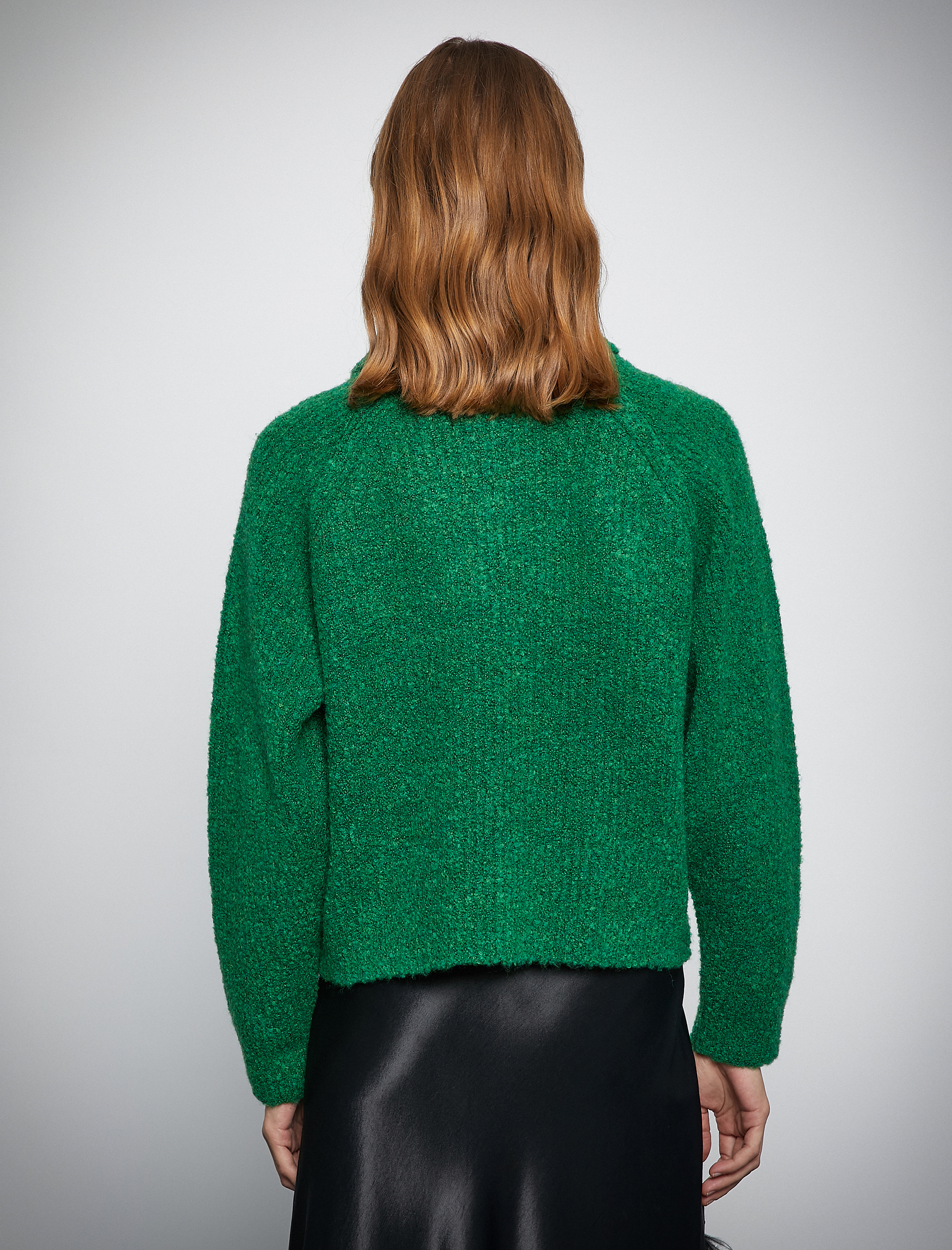   Melis Ağazat X Koton - Yumuşak Dokulu Boğazlı Kazak