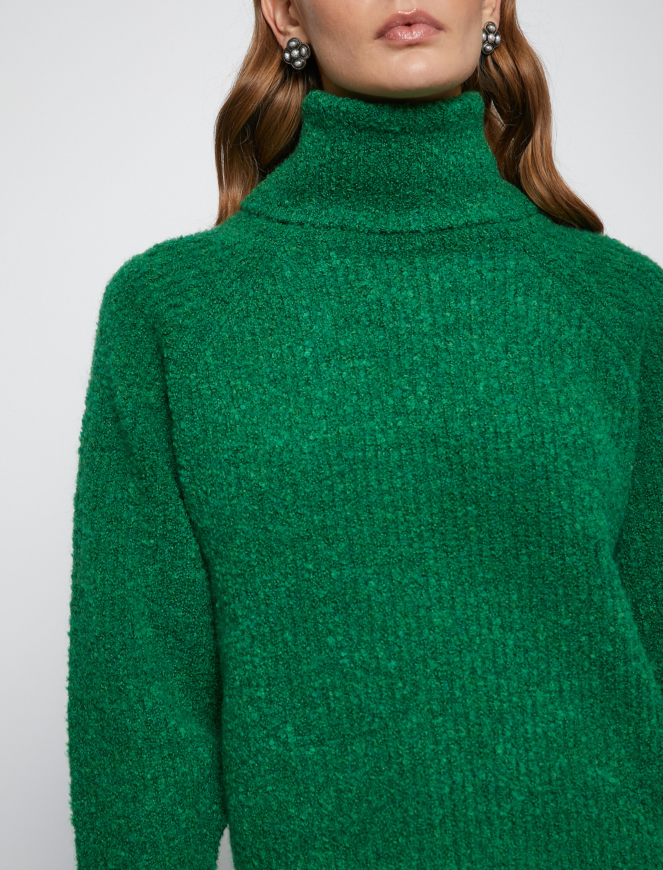   Melis Ağazat X Koton - Yumuşak Dokulu Boğazlı Kazak