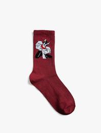 Looney Tunes Sylvester Çorap Lisanslı Baskılı