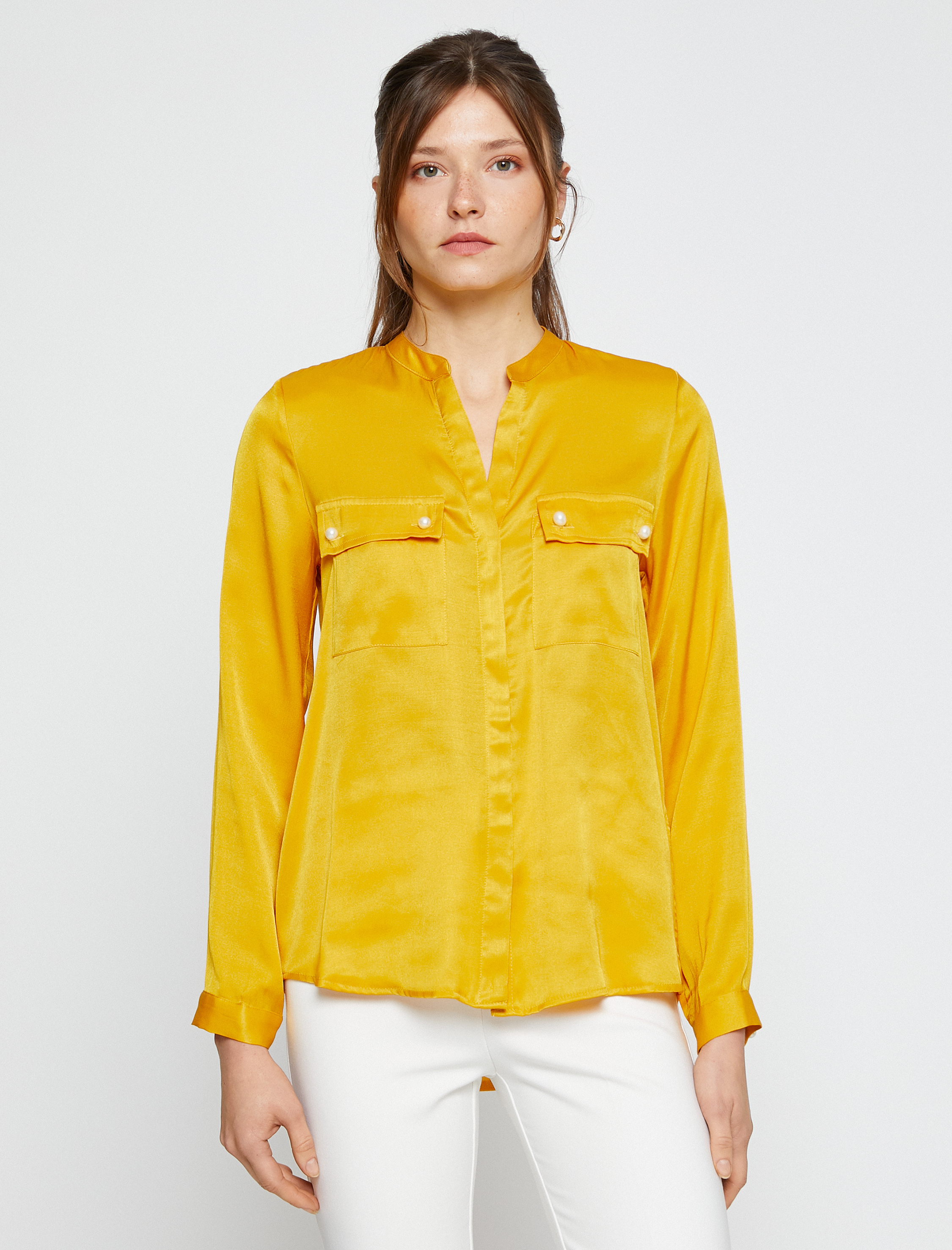   Cep Detaylı Gömlek