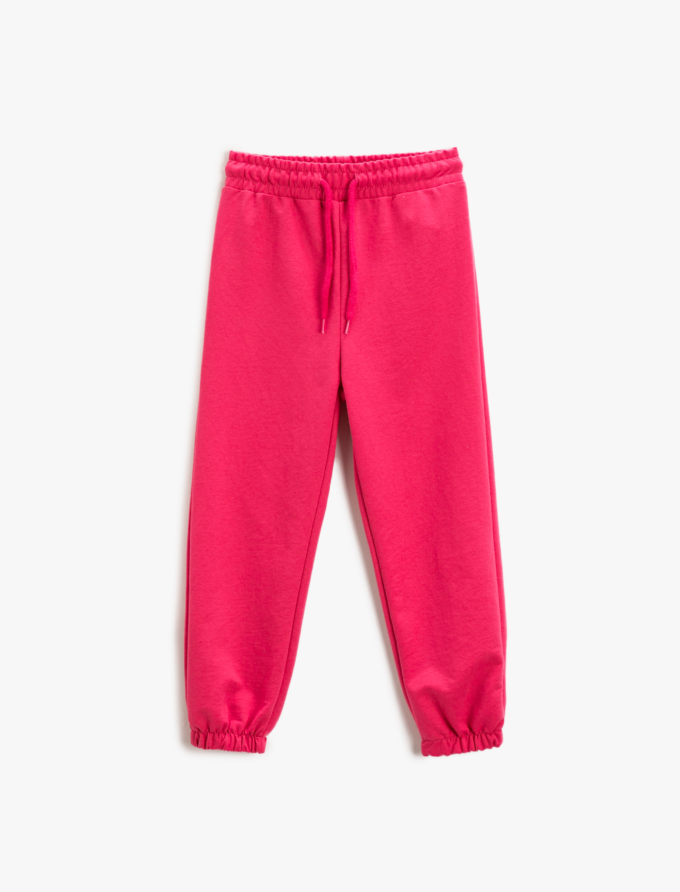  Kız Çocuk Basic Jogger Eşofman Altı Beli Bağlamalı
