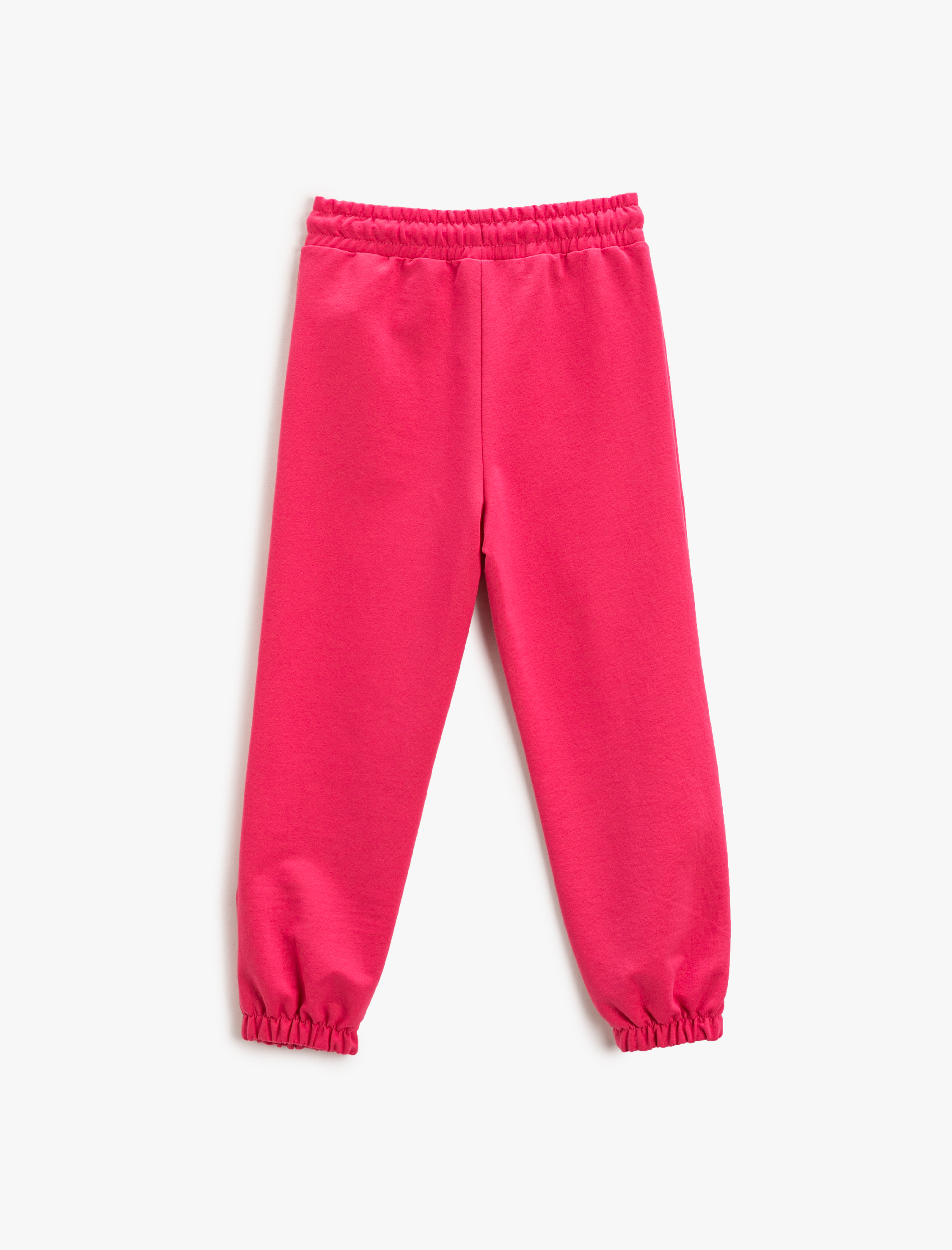  Kız Çocuk Basic Jogger Eşofman Altı Beli Bağlamalı