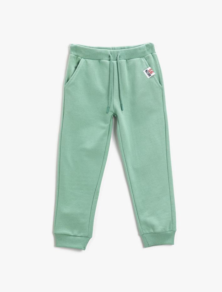 Erkek Çocuk Basic Jogger Eşofman Altı Beli Bağlamalı Cepli