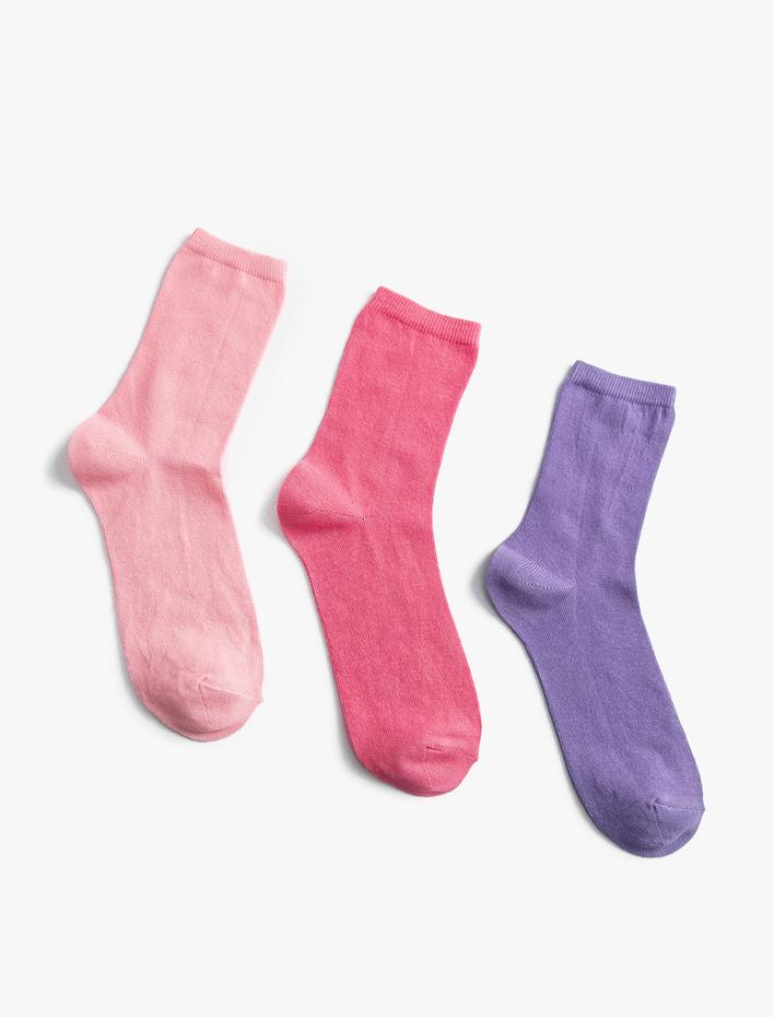 Kadın Basic 3'lü Soket Çorap Seti