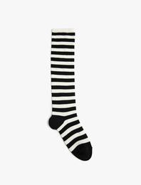 Çizgili Uzun Soket Çorap - Rachel Araz X Koton