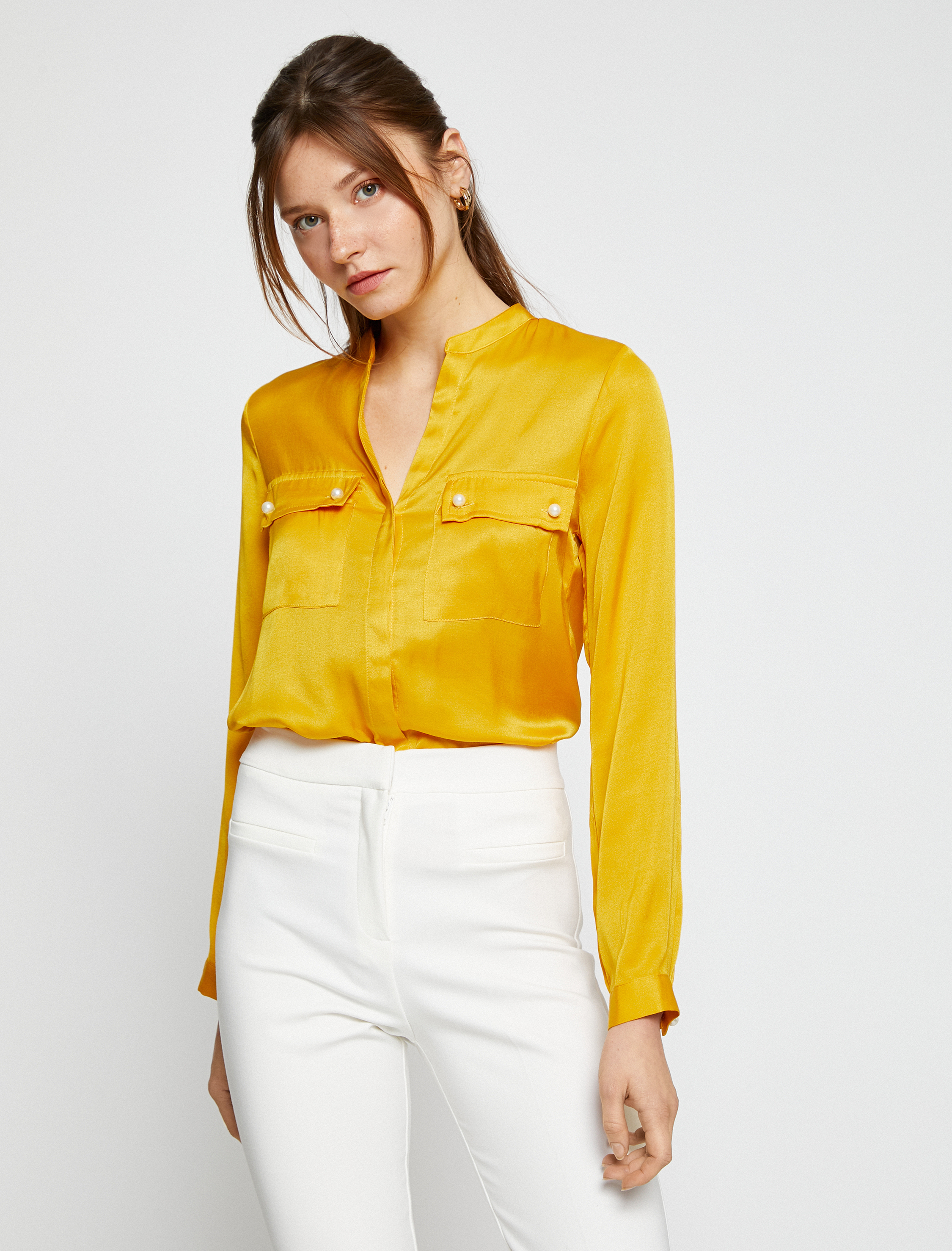   Cep Detaylı Gömlek