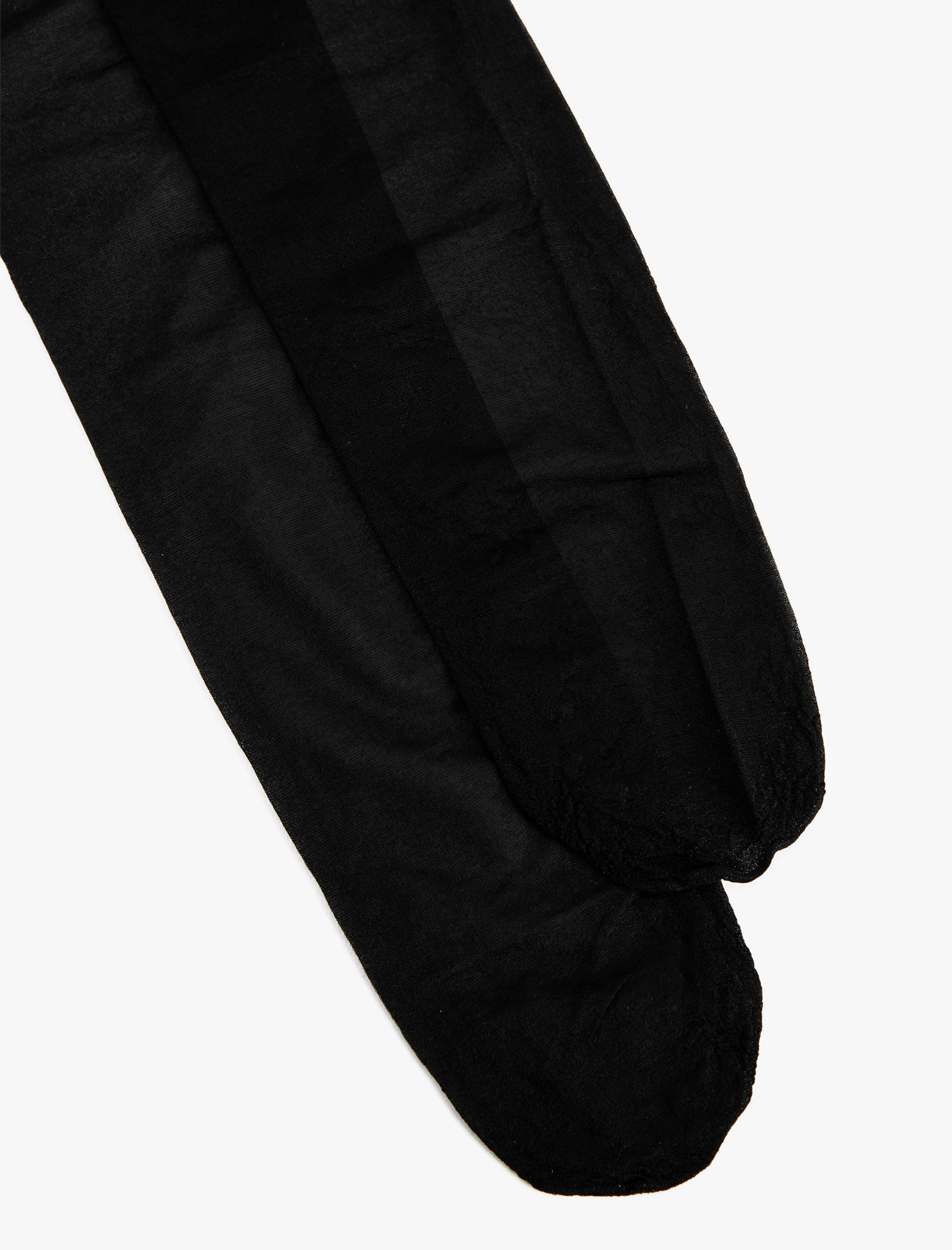  Kadın Katlanmayan Parlak Diz Üstü Çorap 15 Den