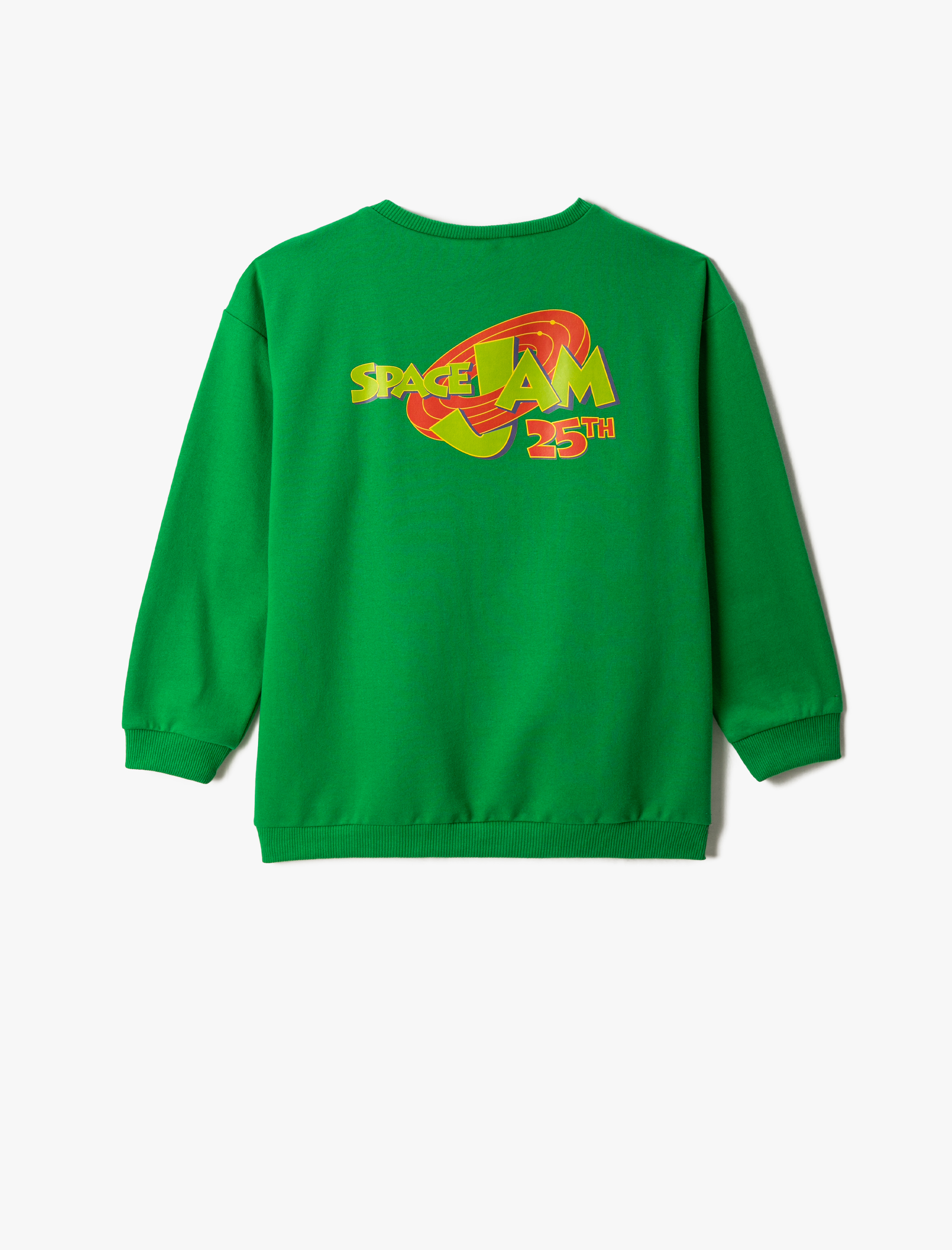  Erkek Çocuk Space Jam Temalı Bugs Bunny Baskılı Sweatshirt Lisanslı Uzun Kollu
