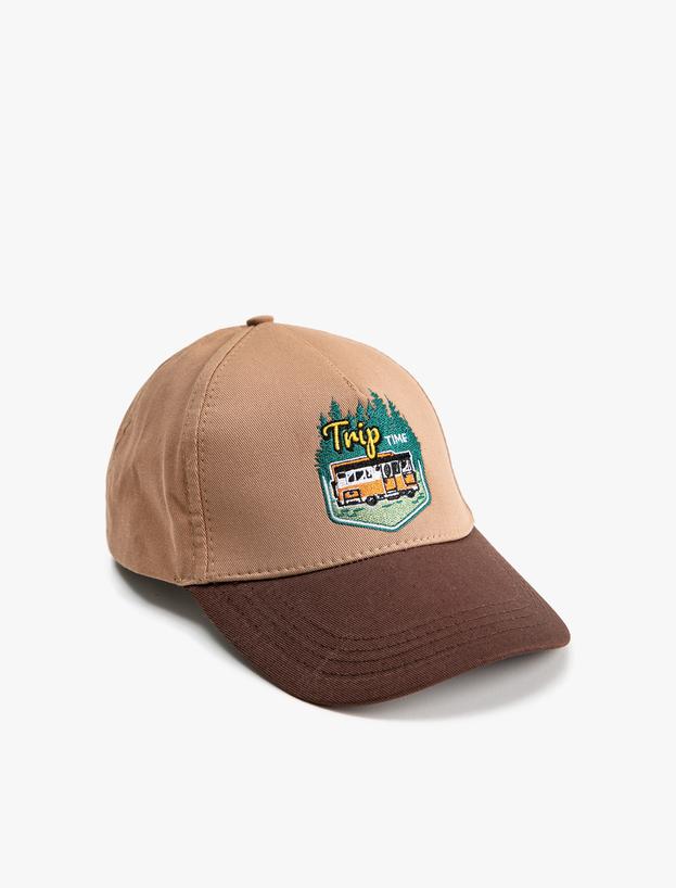 Erkek Basic Kep Şapka İşleme Detaylı