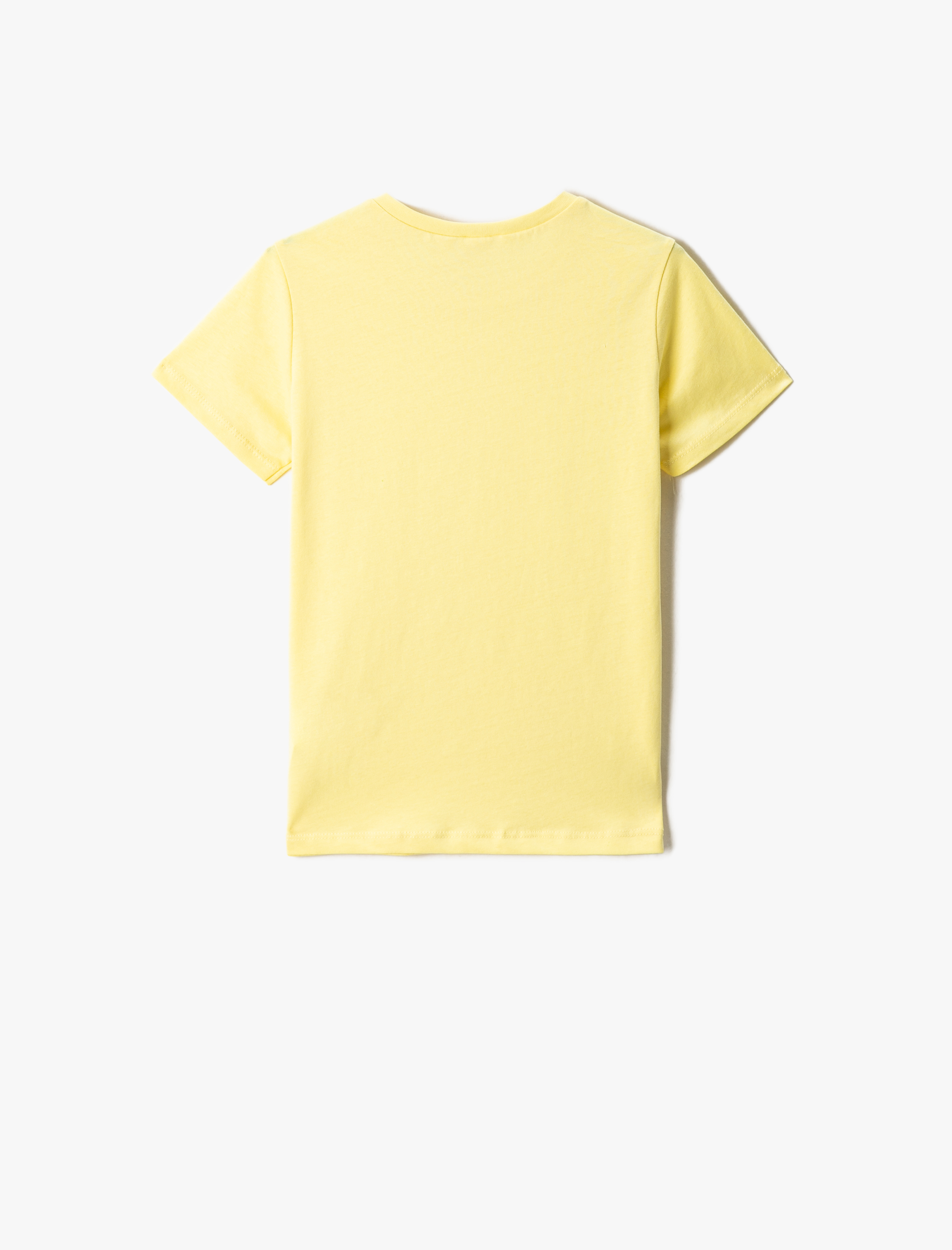  Erkek Çocuk Basic Kısa Kollu Tişört Bisiklet Yaka Pamuklu