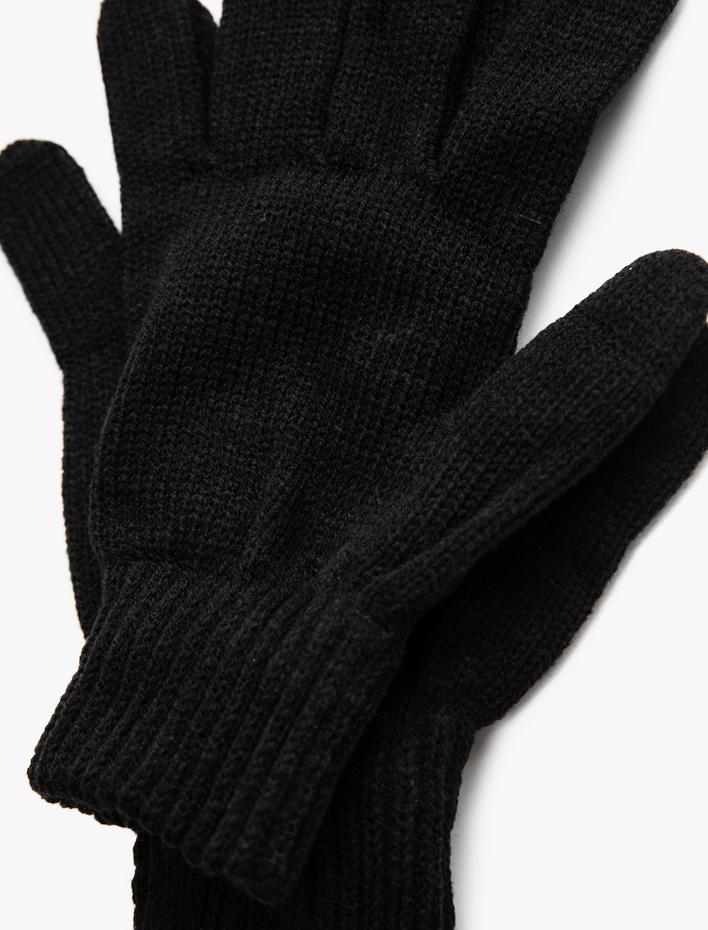 Erkek Basic Örgü Eldiven