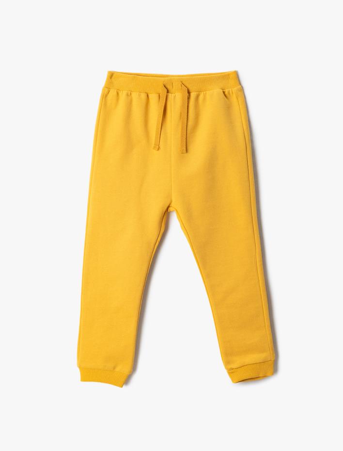 Erkek Bebek Basic Jogger Eşofman Altı Beli Bağlamalı