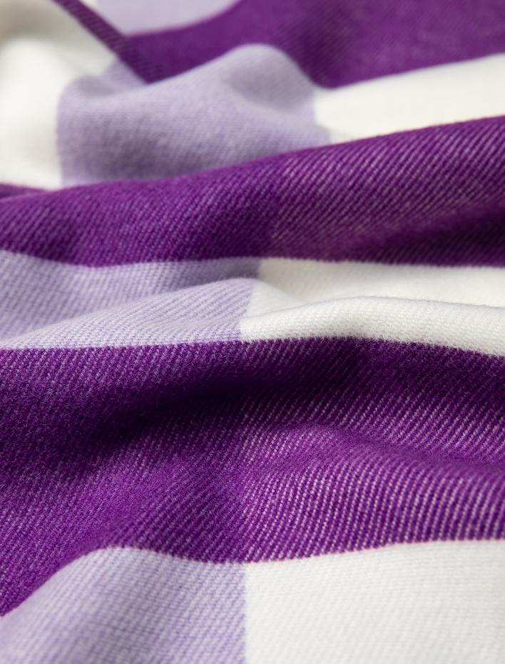 Kadın Yumuşak Püsküllü Çok Renkli  Atkı