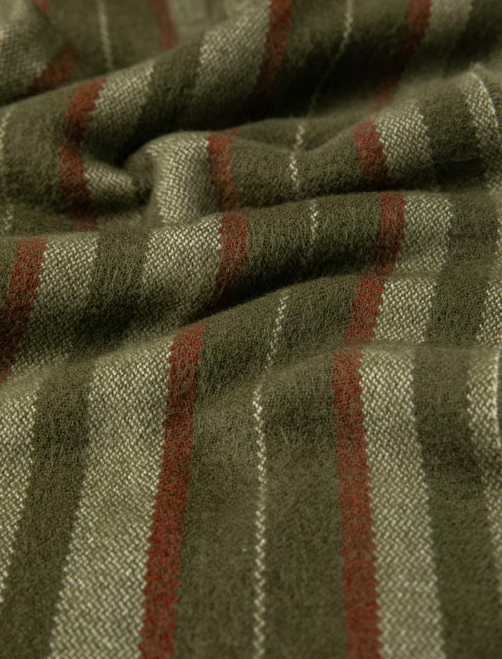 Kadın Yumuşak Püsküllü Çok Renkli  Atkı