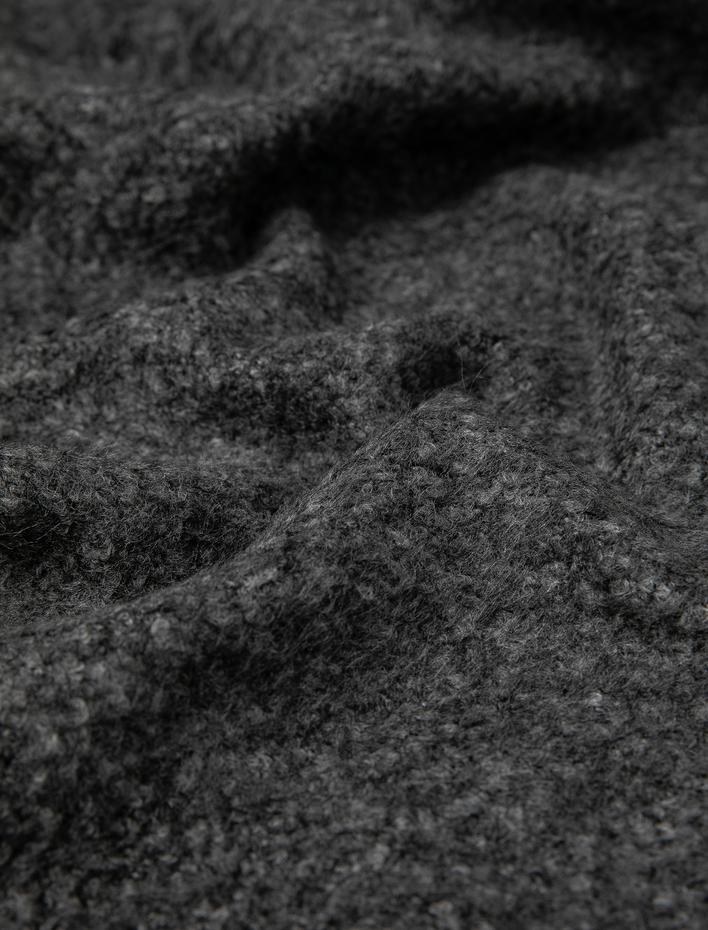 Erkek Basic Uzun Atkı Püsküllü Yumuşak Dokulu