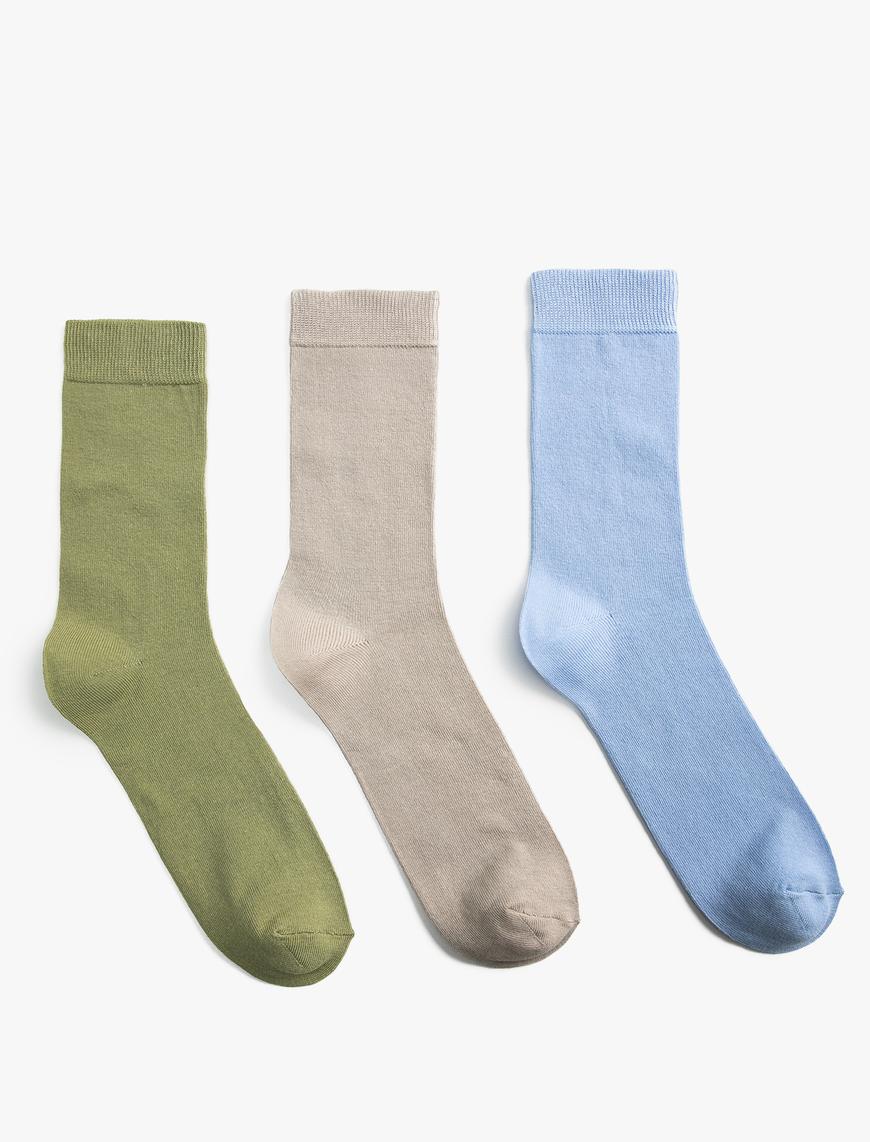  Erkek Basic 3'lü Soket Çorap Seti