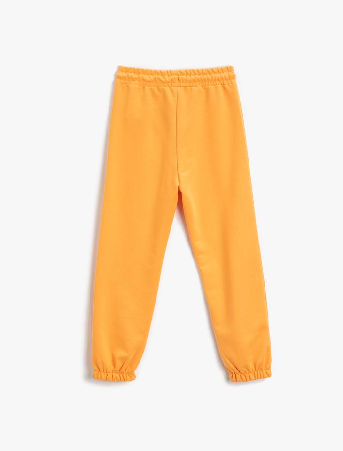 Kız Çocuk Basic Jogger Eşofman Altı Beli Bağlamalı