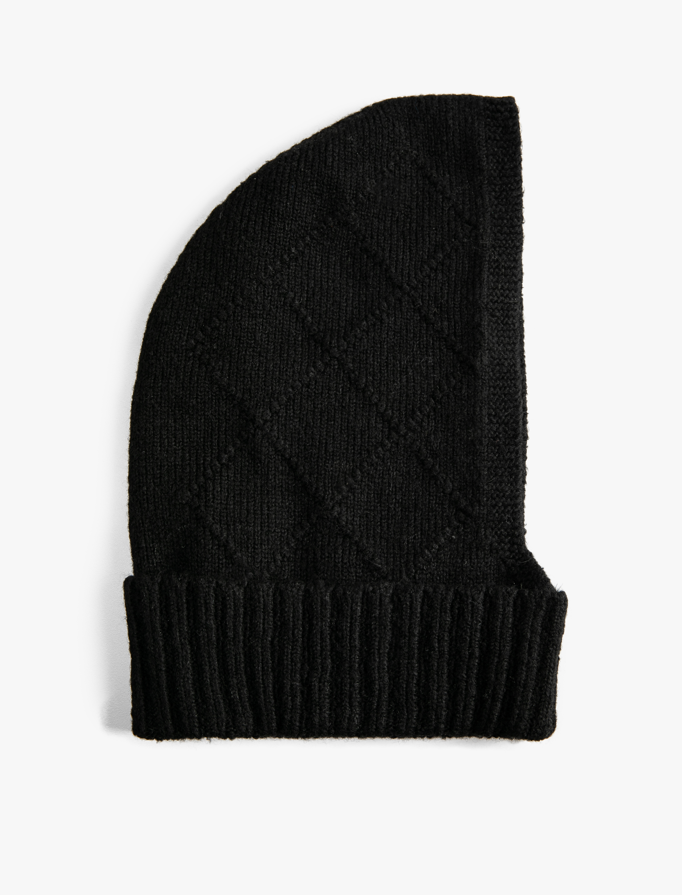  Kadın Balaklava Triko Kar Maskesi Dokulu