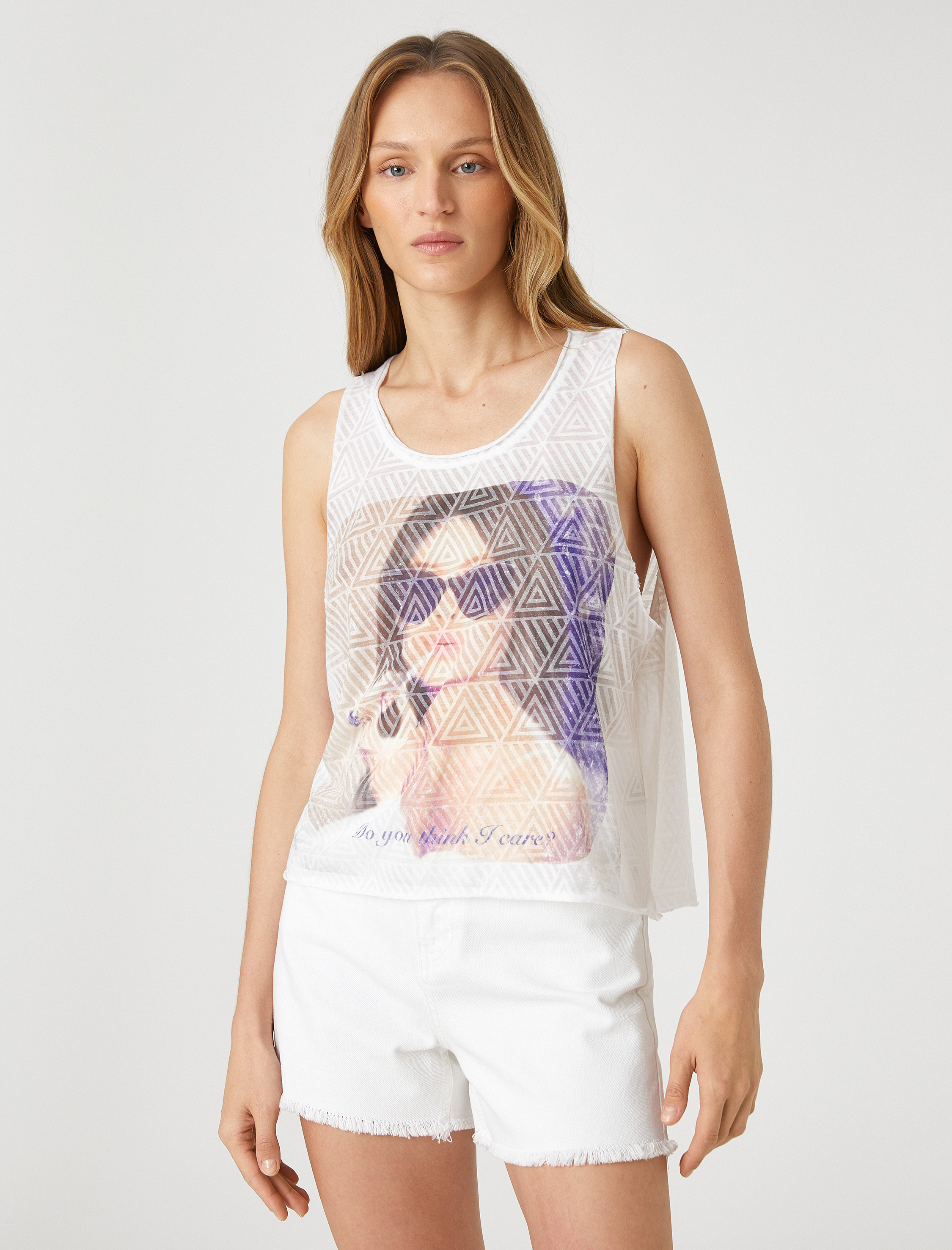   Bisiklet Yaka Atlet Baskılı