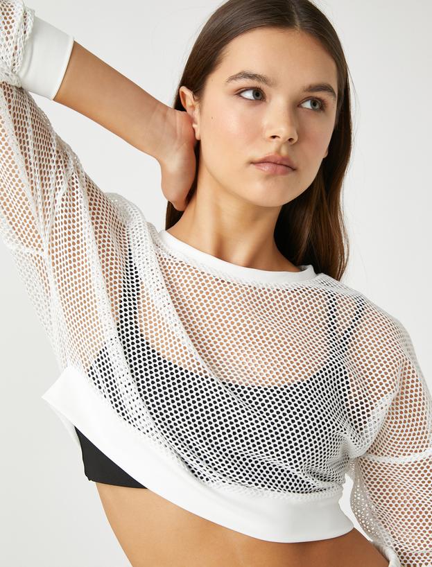 Koton OFF SHOULDER CROP - T-shirt Imprimé - Pink/rose - ZALANDO
