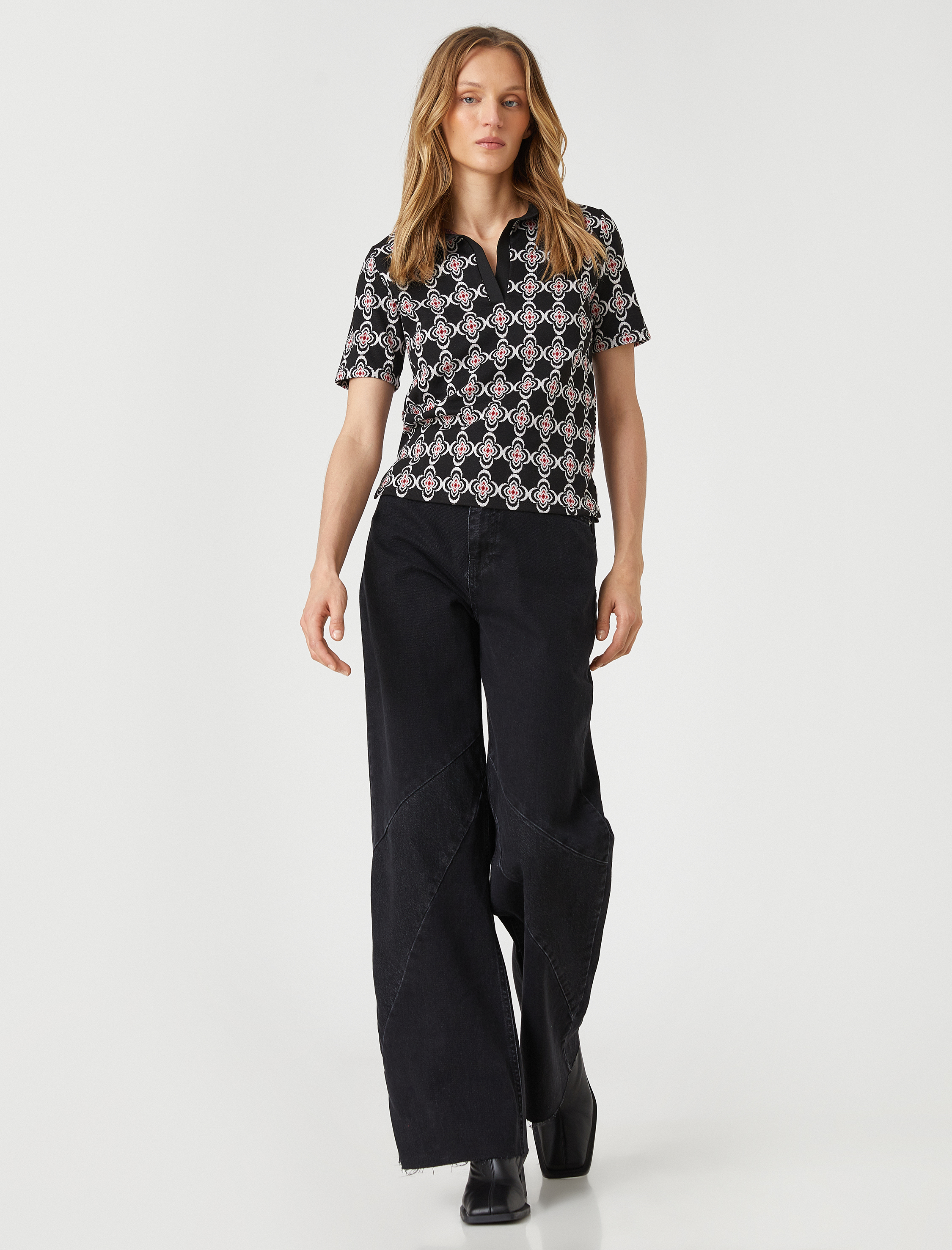   Polo Yaka Tişört Kısa Kollu