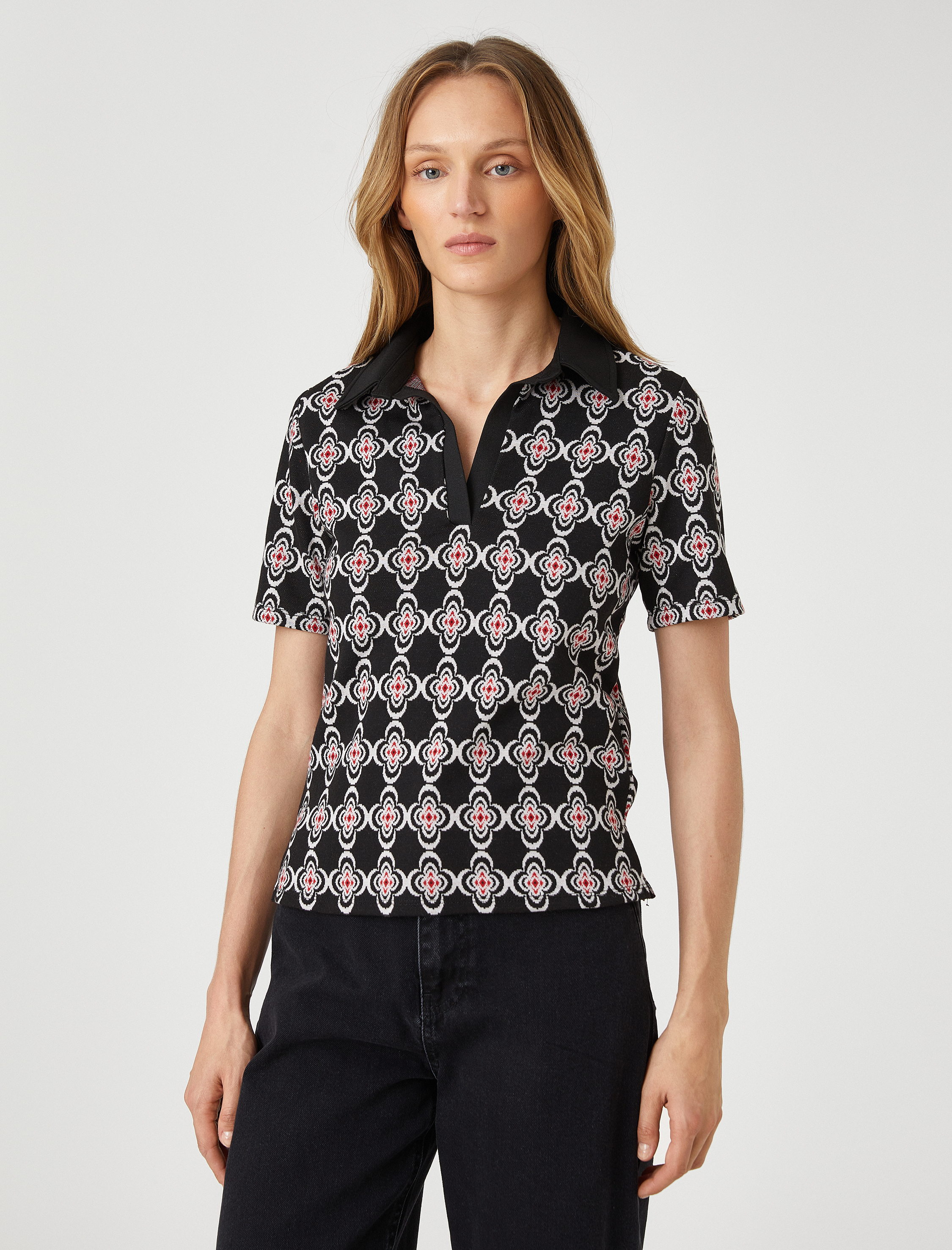   Polo Yaka Tişört Kısa Kollu