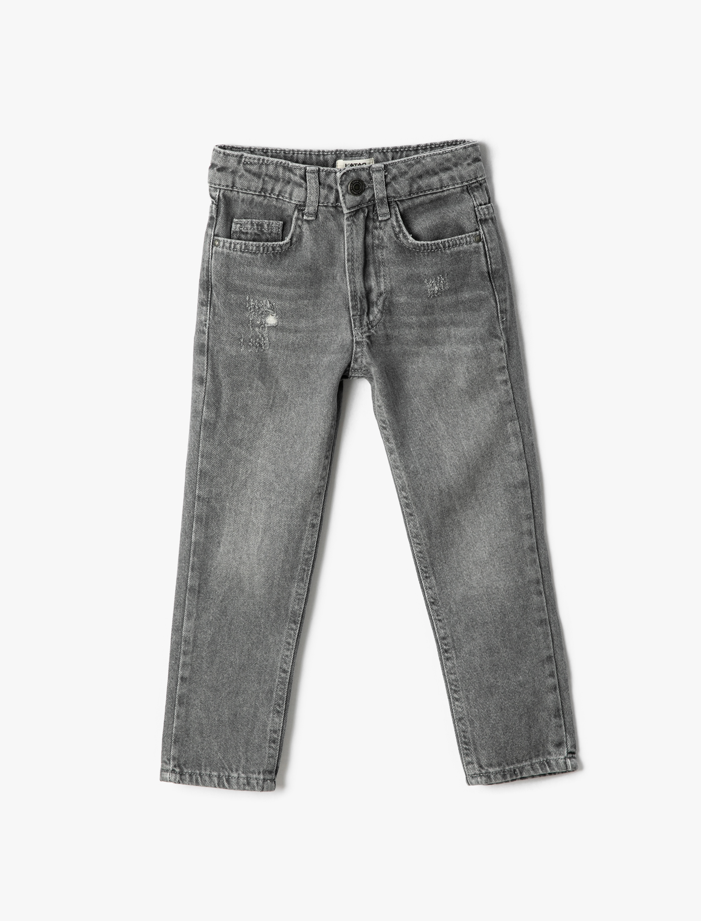 Erkek Çocuk Kot Pantolon Pamuklu Rahat Bol Kesim - Regular Jean