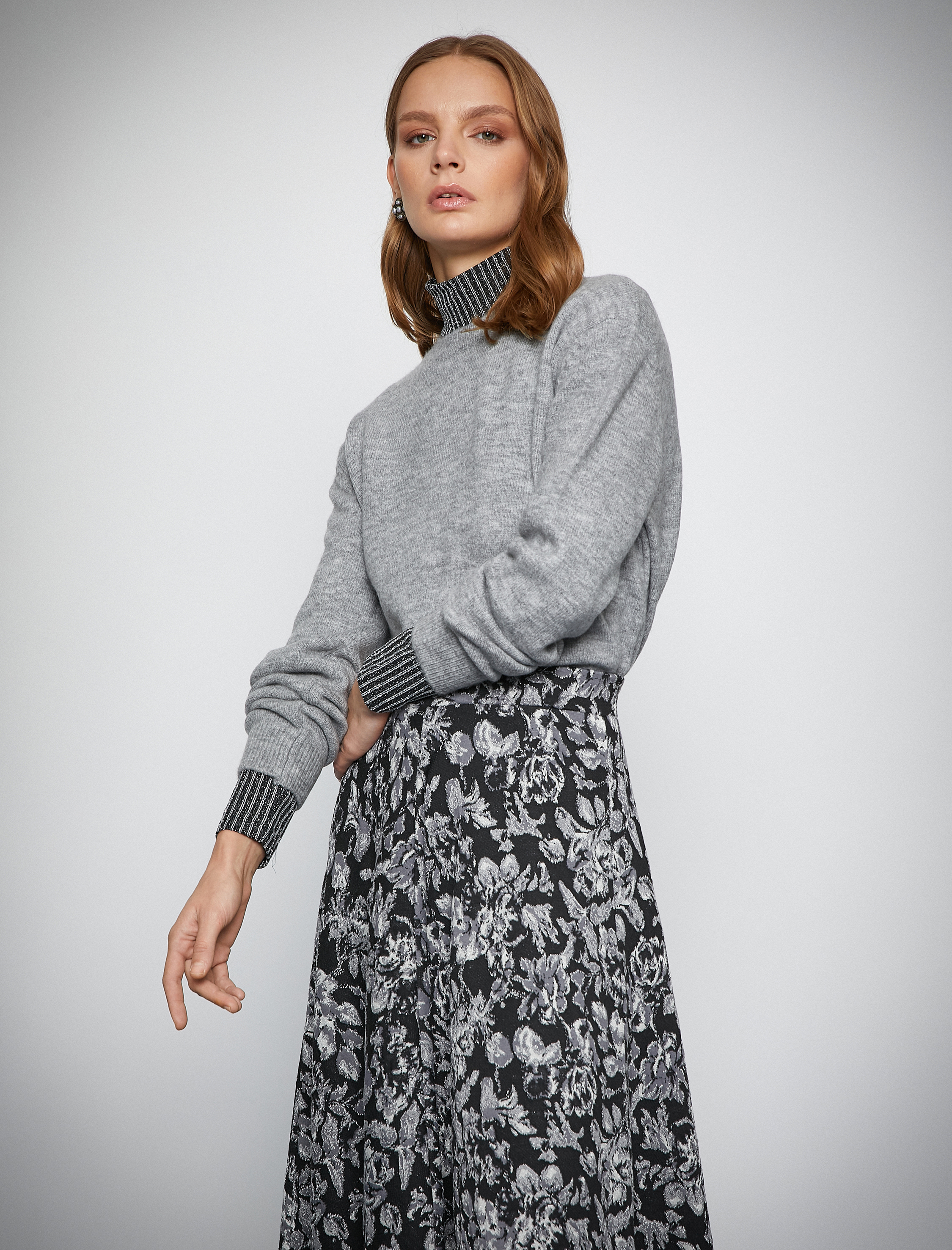   Melis Ağazat X Koton - Yumuşak Dokulu Bisiklet Yaka Triko Kazak