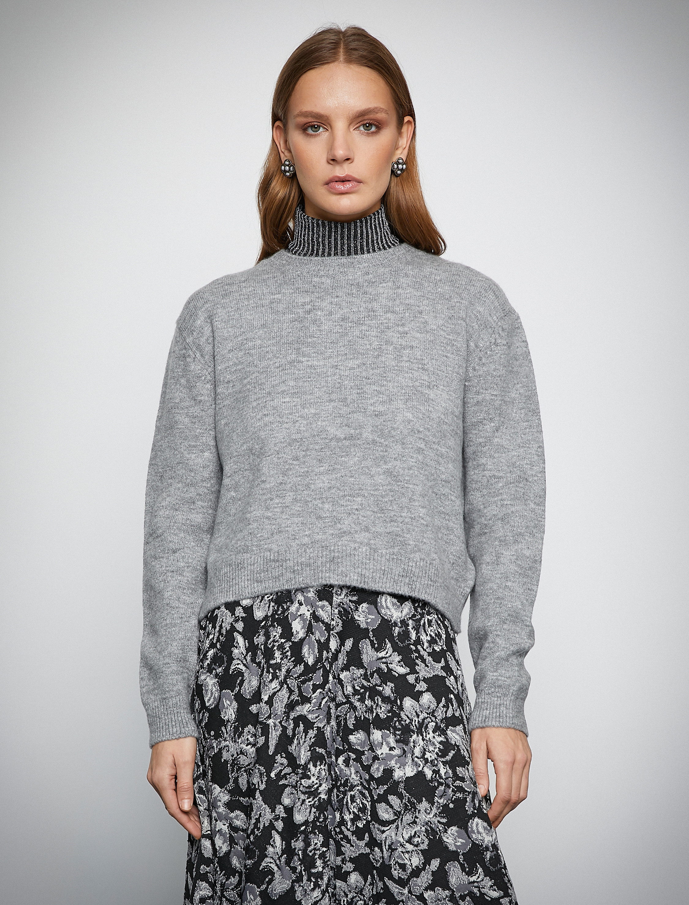   Melis Ağazat X Koton - Yumuşak Dokulu Bisiklet Yaka Triko Kazak