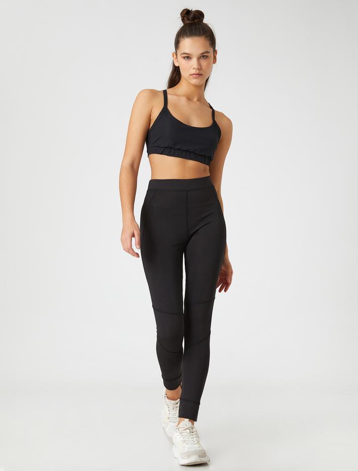  Normal Bel Sporcu Tayt Dikiş Detaylı