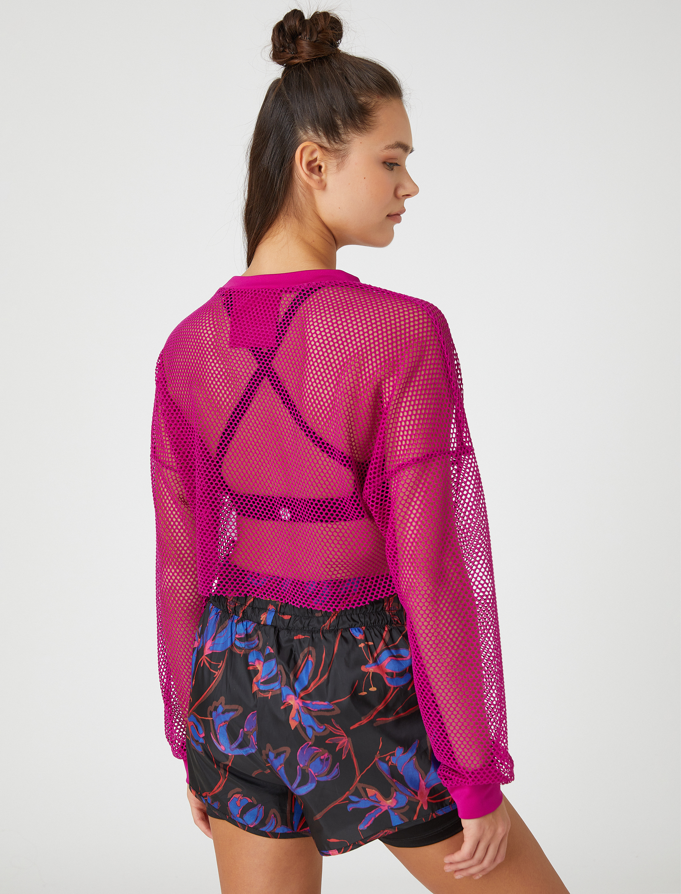   Crop File Spor Sweatshirt