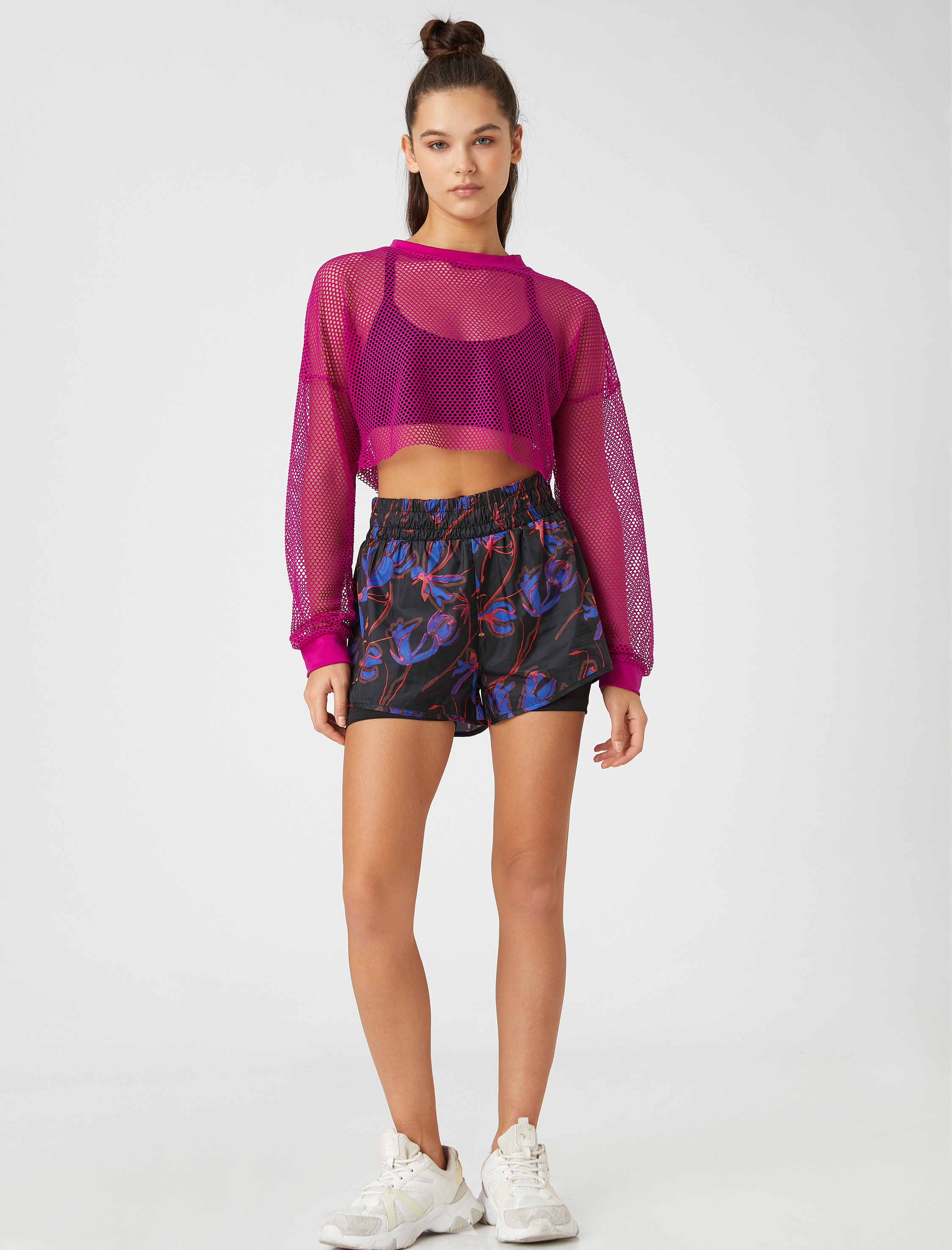   Crop File Spor Sweatshirt