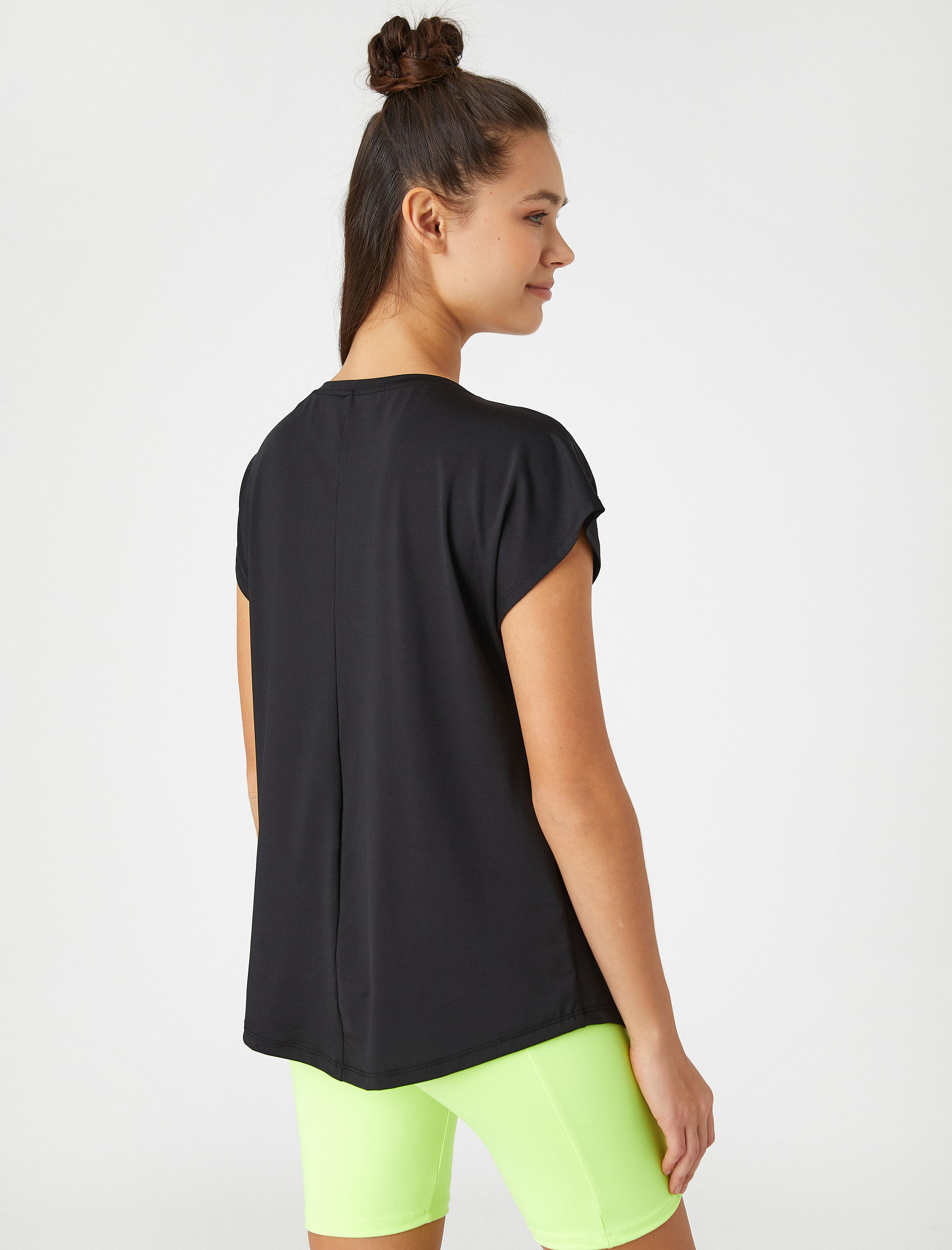   Minimal Baskılı Basic Spor Tişört