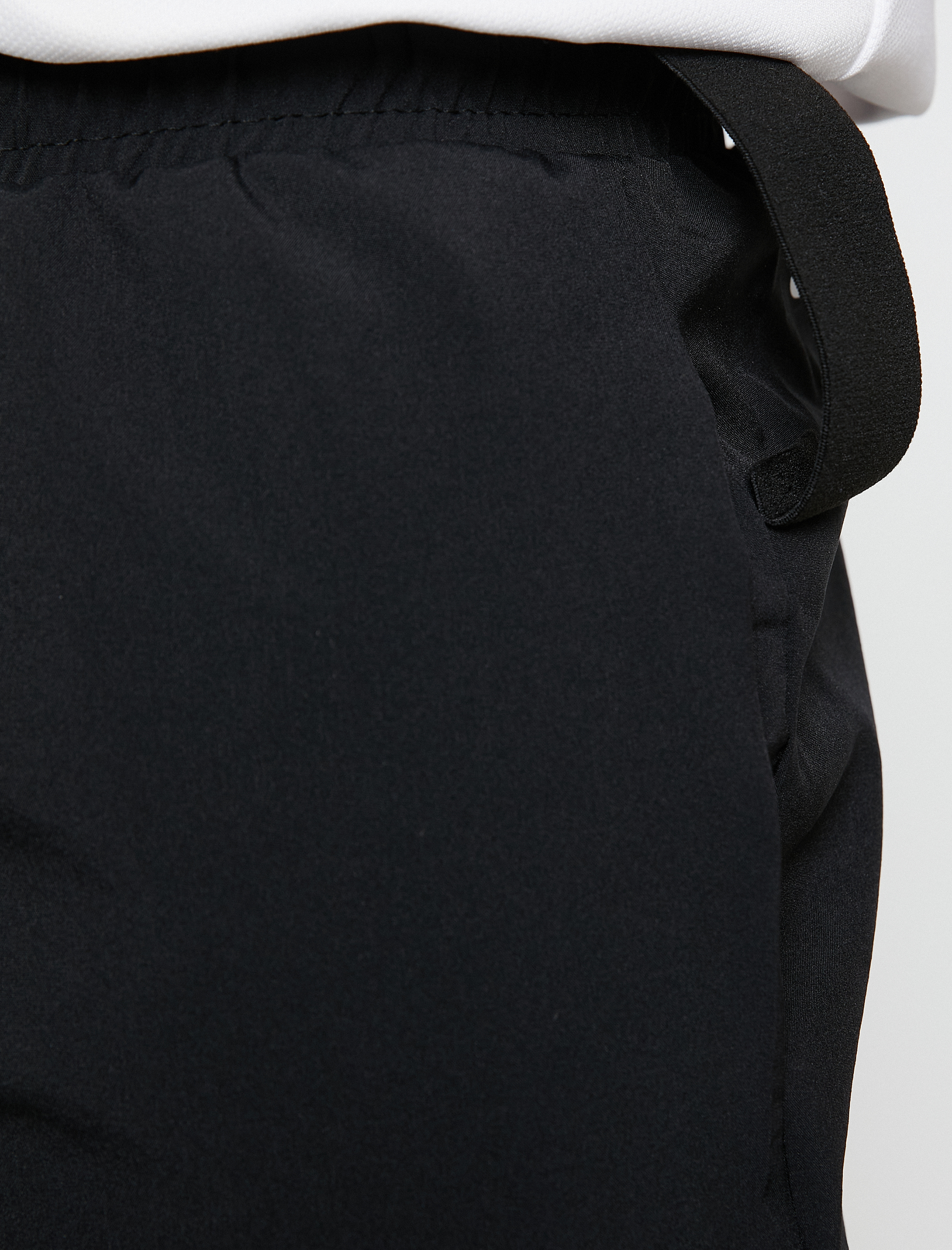   Kısa Spor Şort Çift Katlı Beli Bağcıklı Cepli