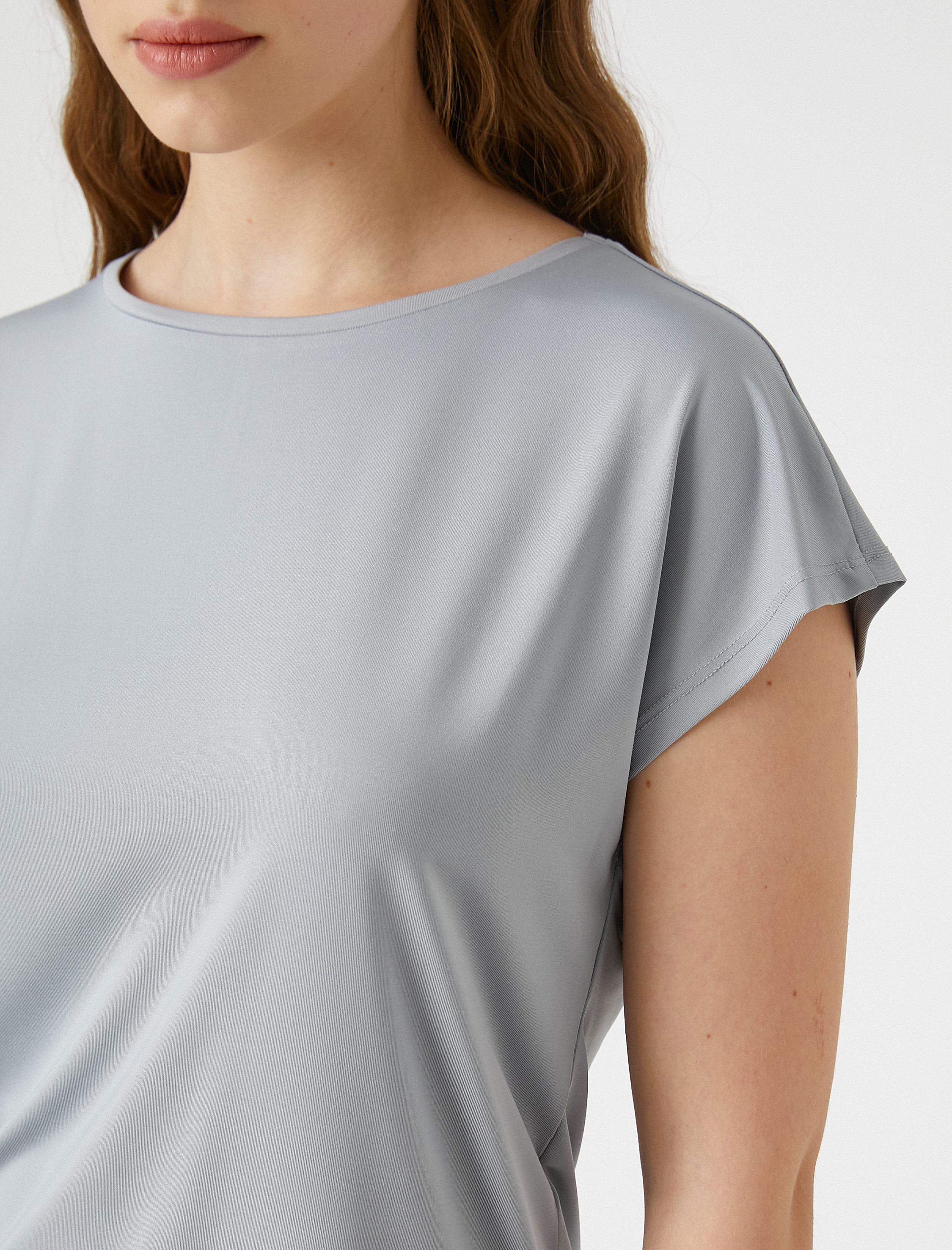   Minimal Baskılı Basic Spor Tişört