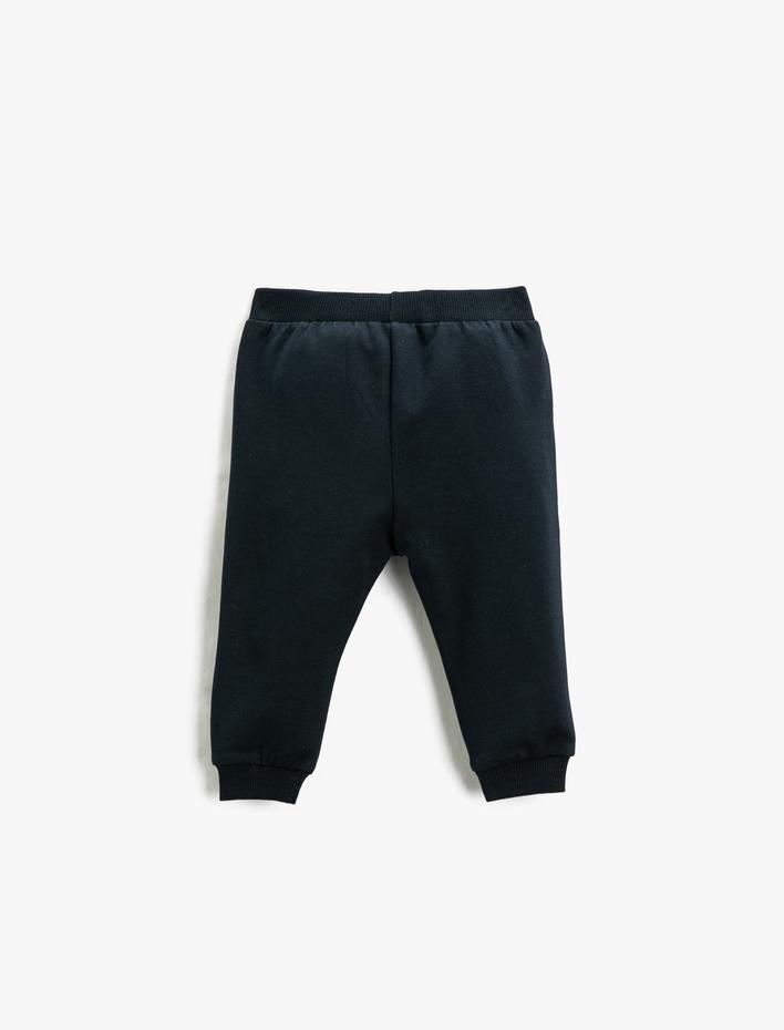 Erkek Bebek Basic Jogger Eşofman Altı Beli Bağlamalı