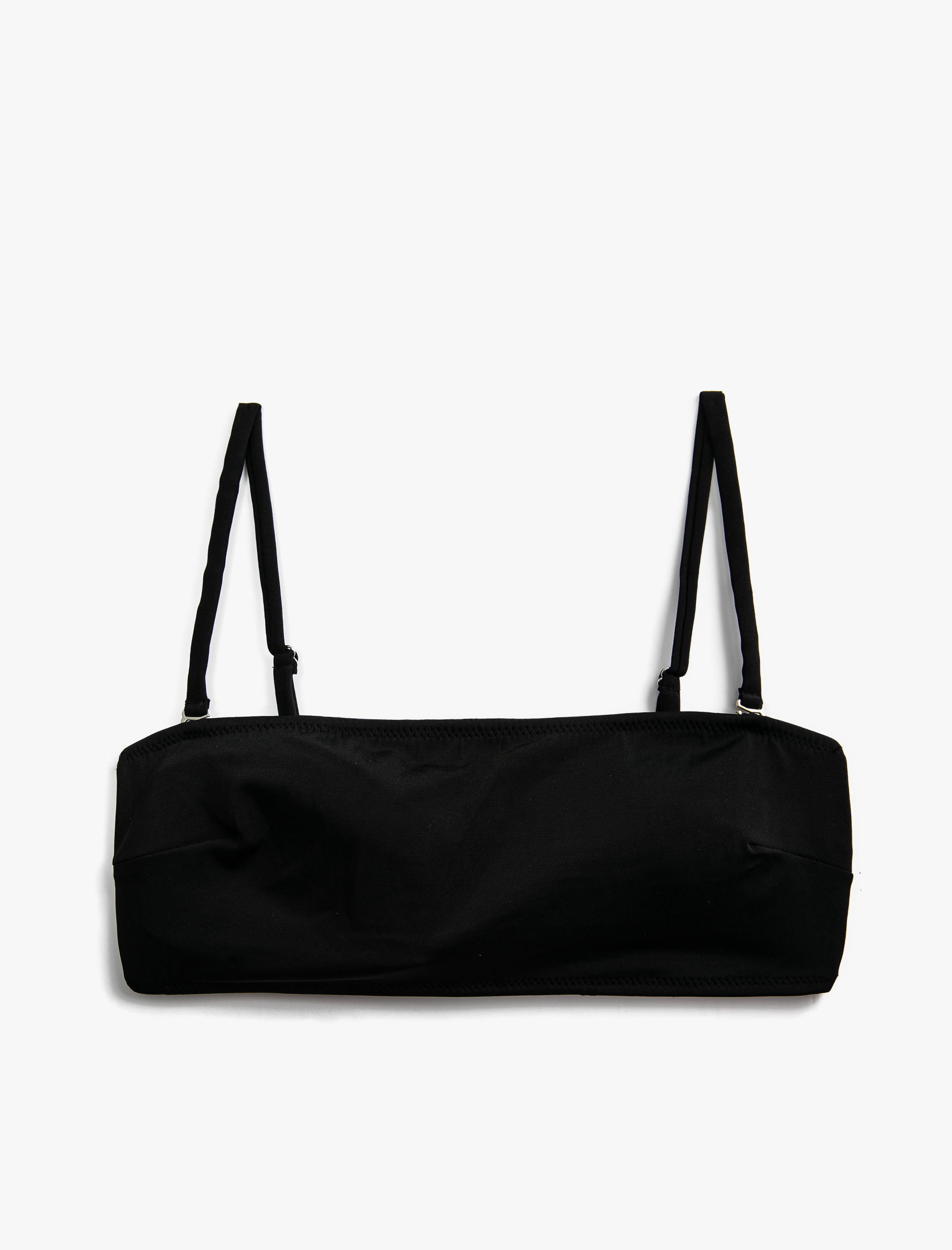   Straplez Bikini Üstü Kaplı Çıkarılabilir İnce Askılı